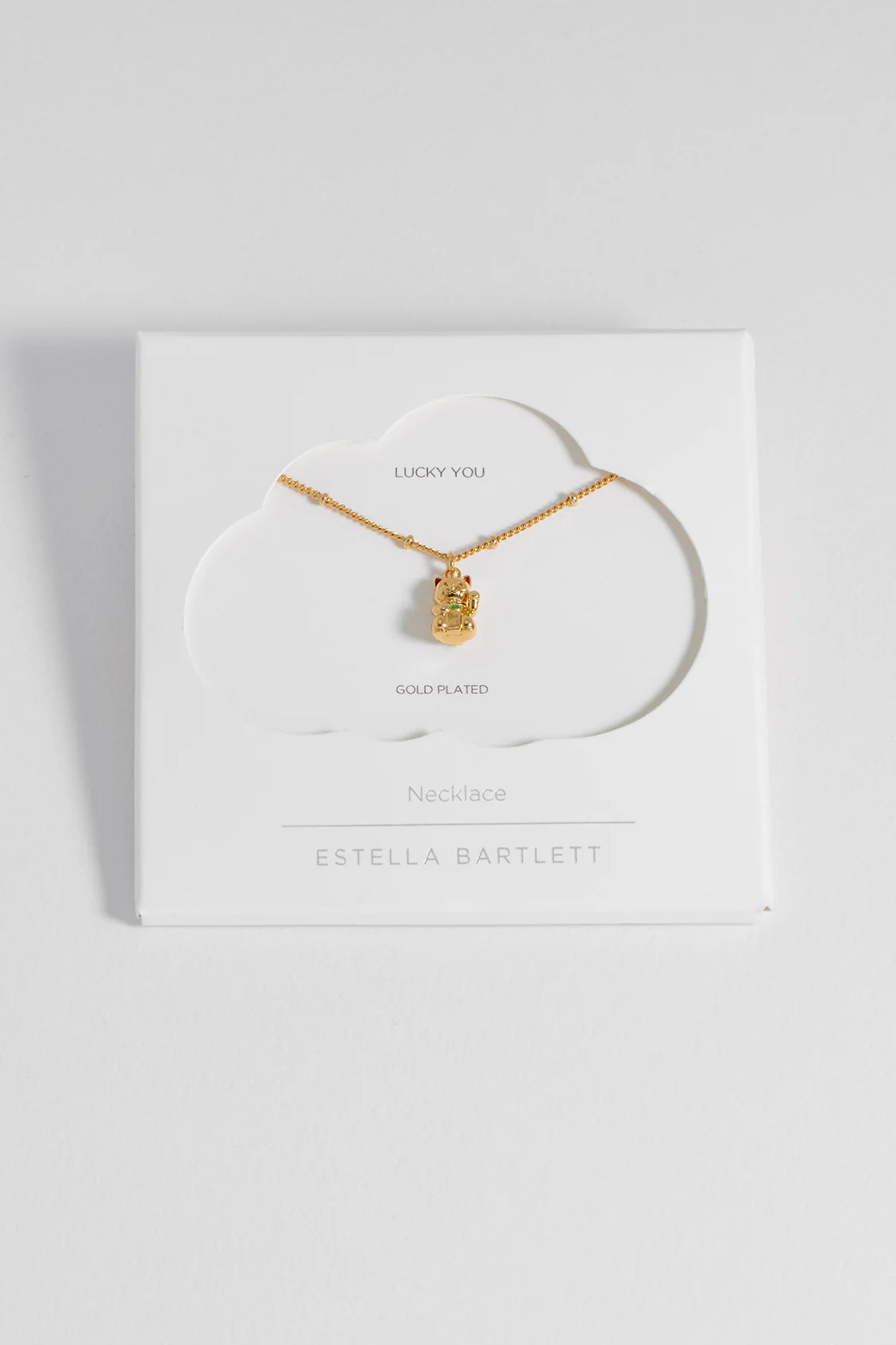 Lucky Cat Necklace - Estella Bartlett
