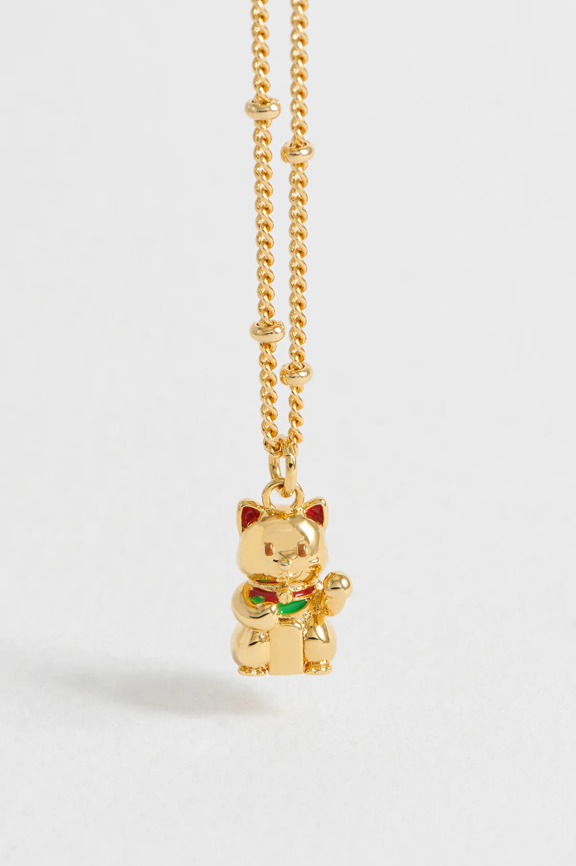 Lucky Cat Necklace - Estella Bartlett