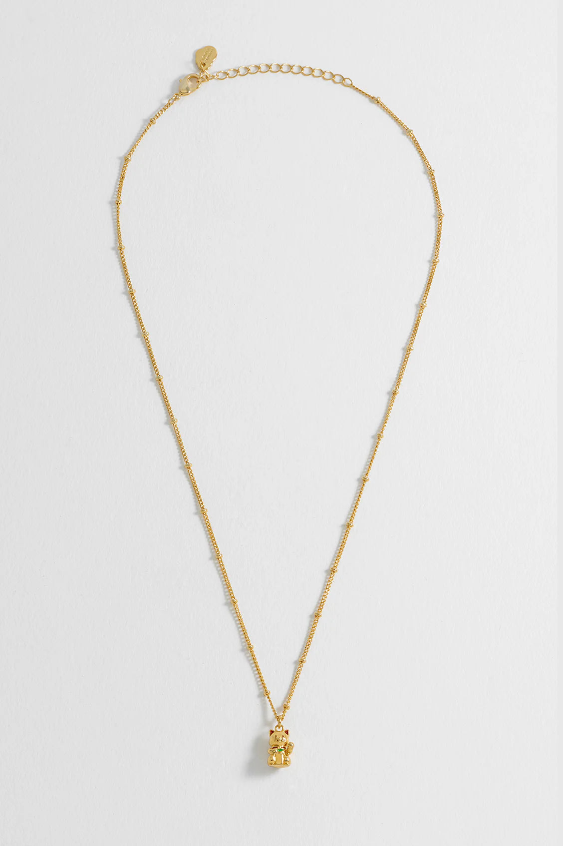 Lucky Cat Necklace - Estella Bartlett