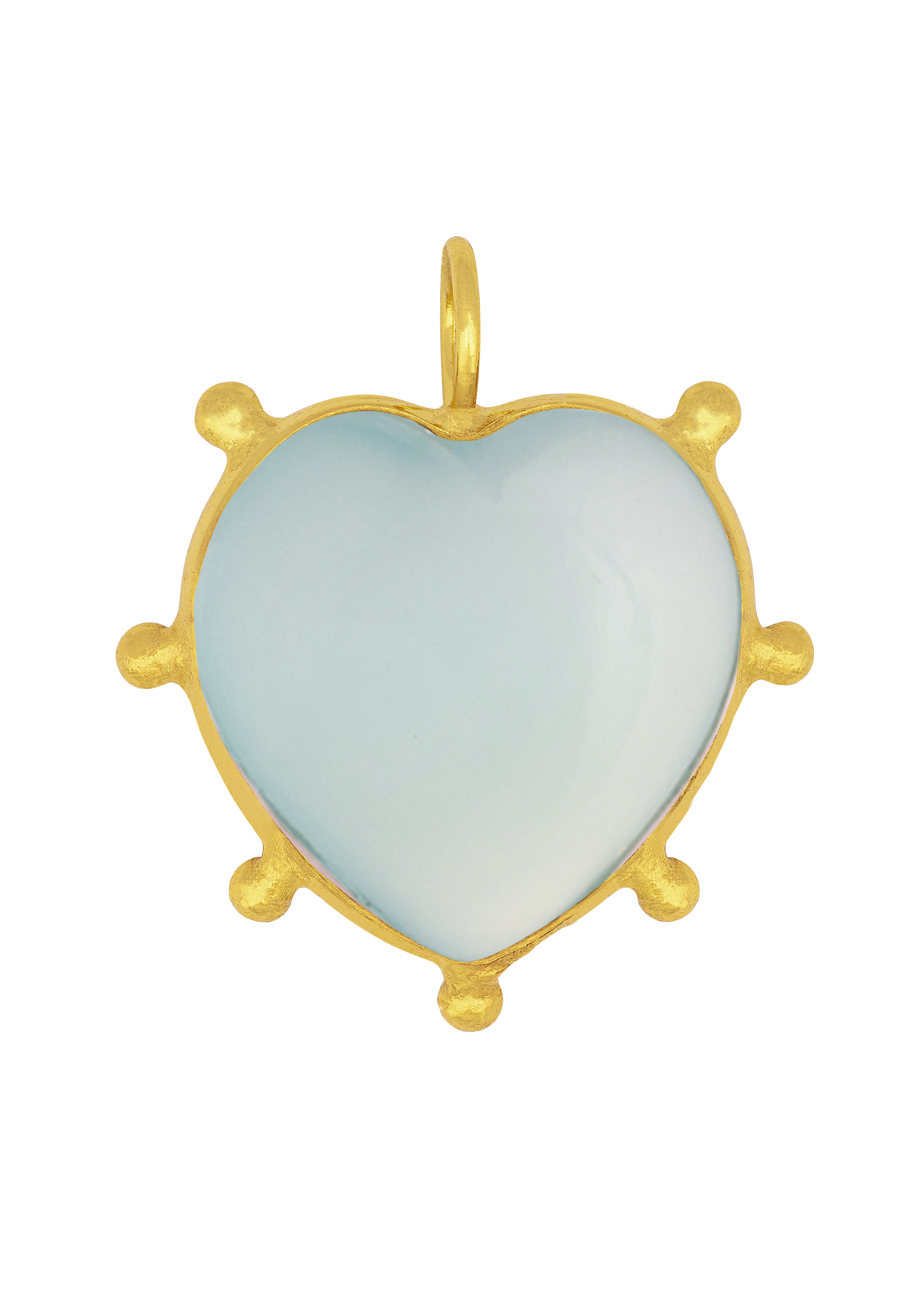 Jaipur Stone Heart Pendant - Atelier 18