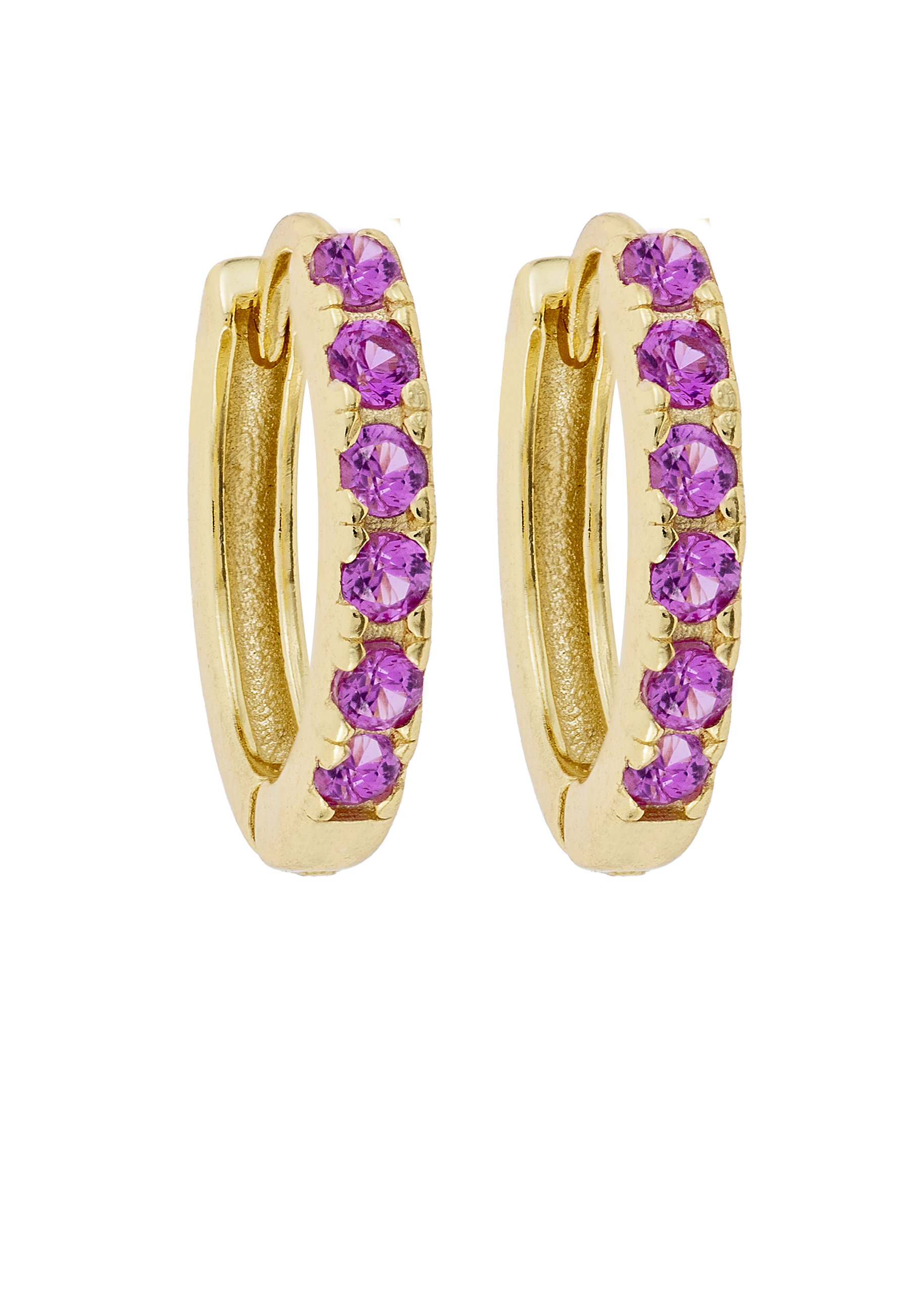 Midi Hoops 12.5mm - in 5 colours  - by Atelier 18