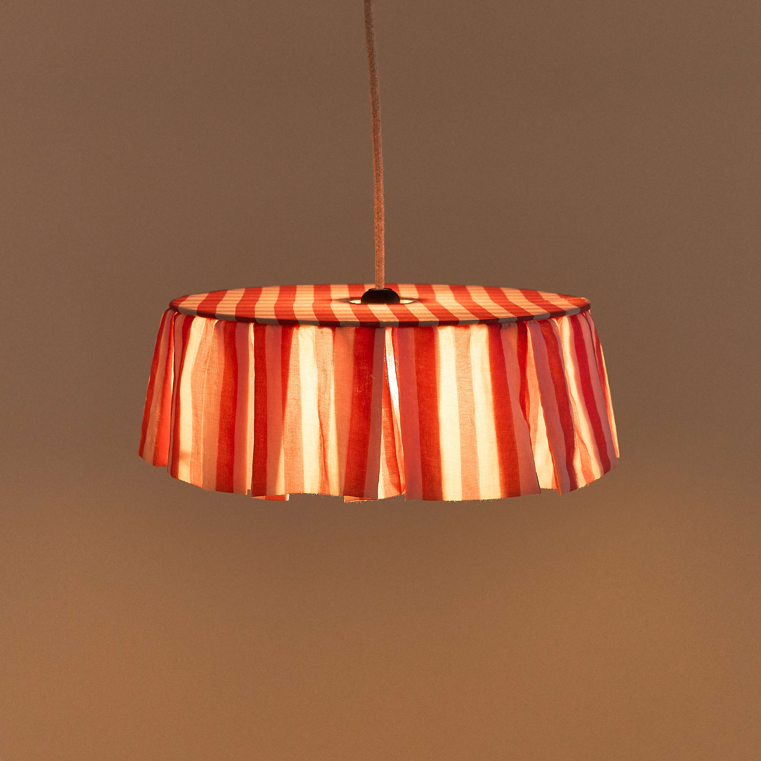 Organic Cotton Pendant Lampshade