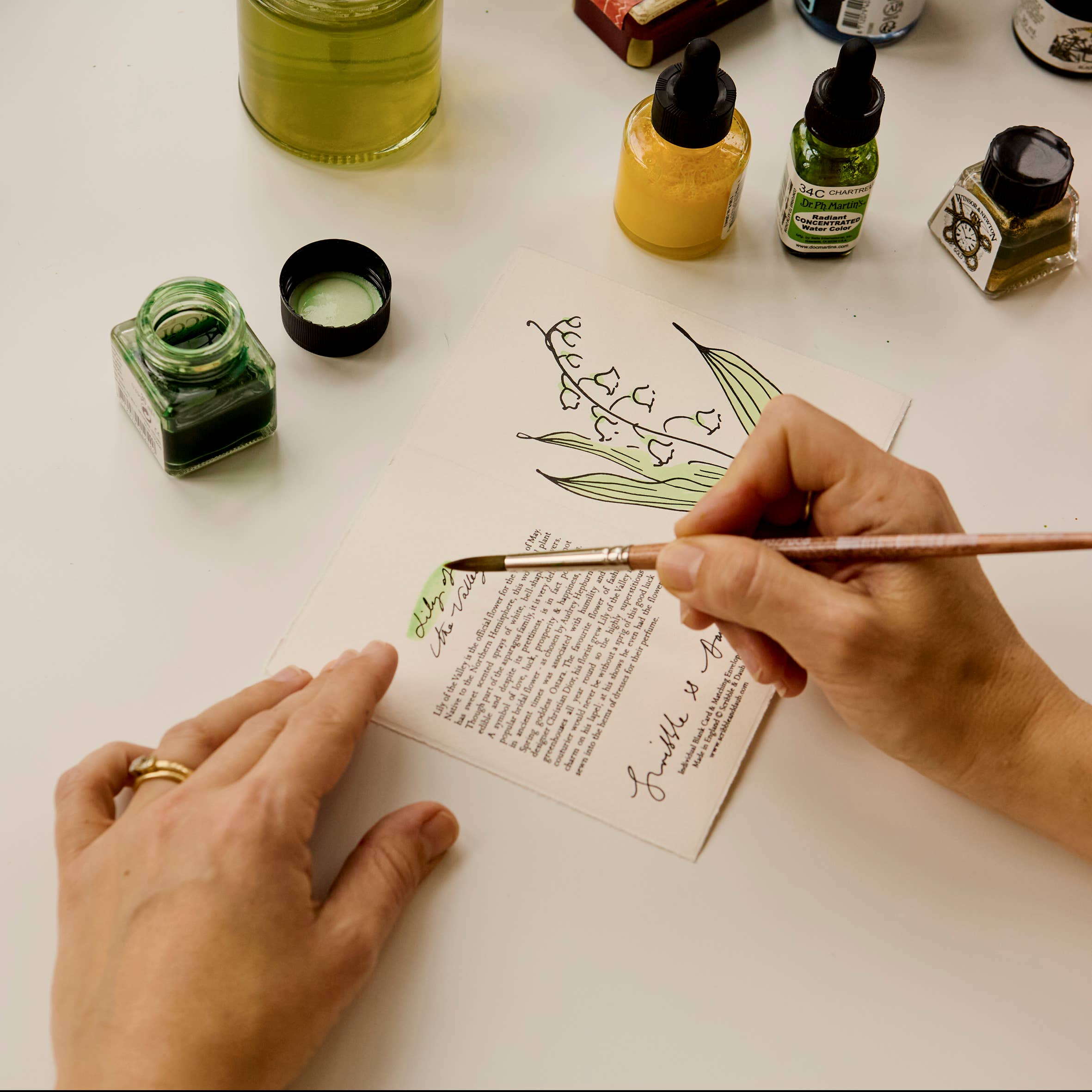 Lily of the Valley (Language of Flowers) Spring Card