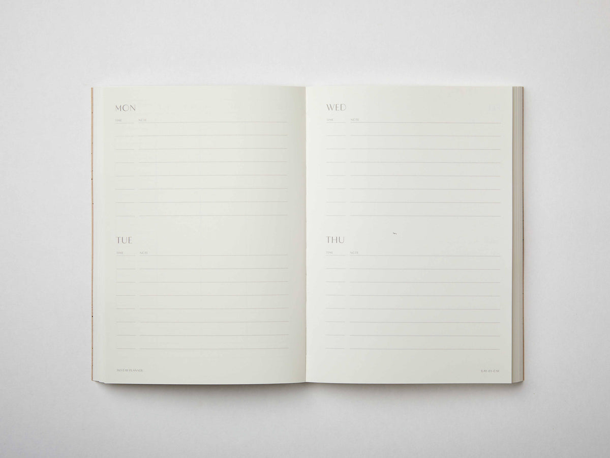 Kinshipped A5 Lay Flat 365 Undated Planner