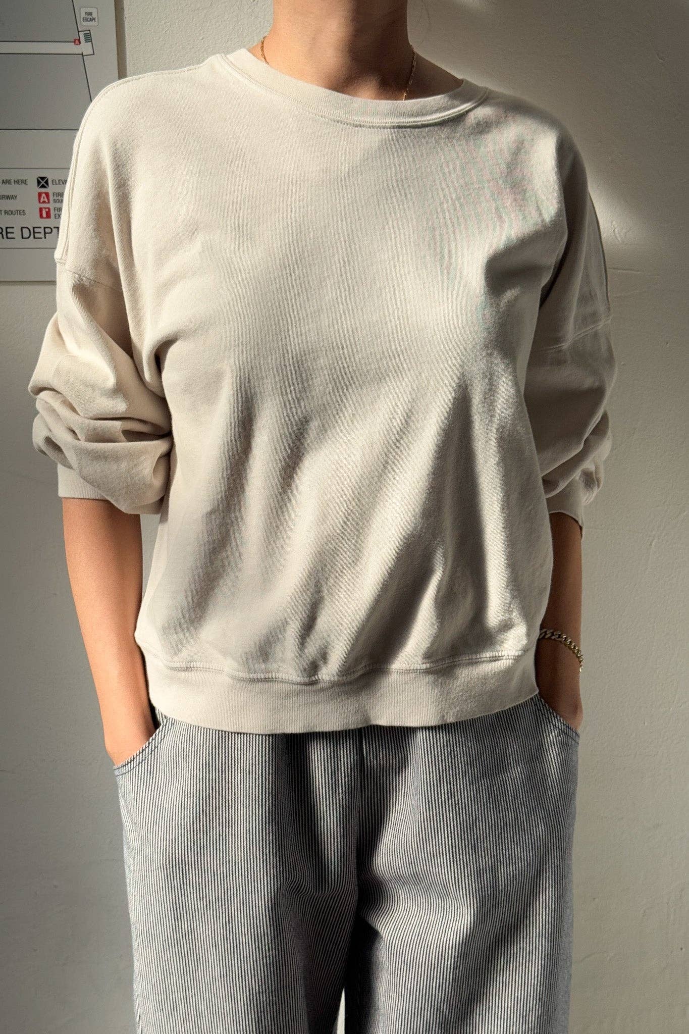 Cali Sweatshirt Rice - Le Bon Shoppe