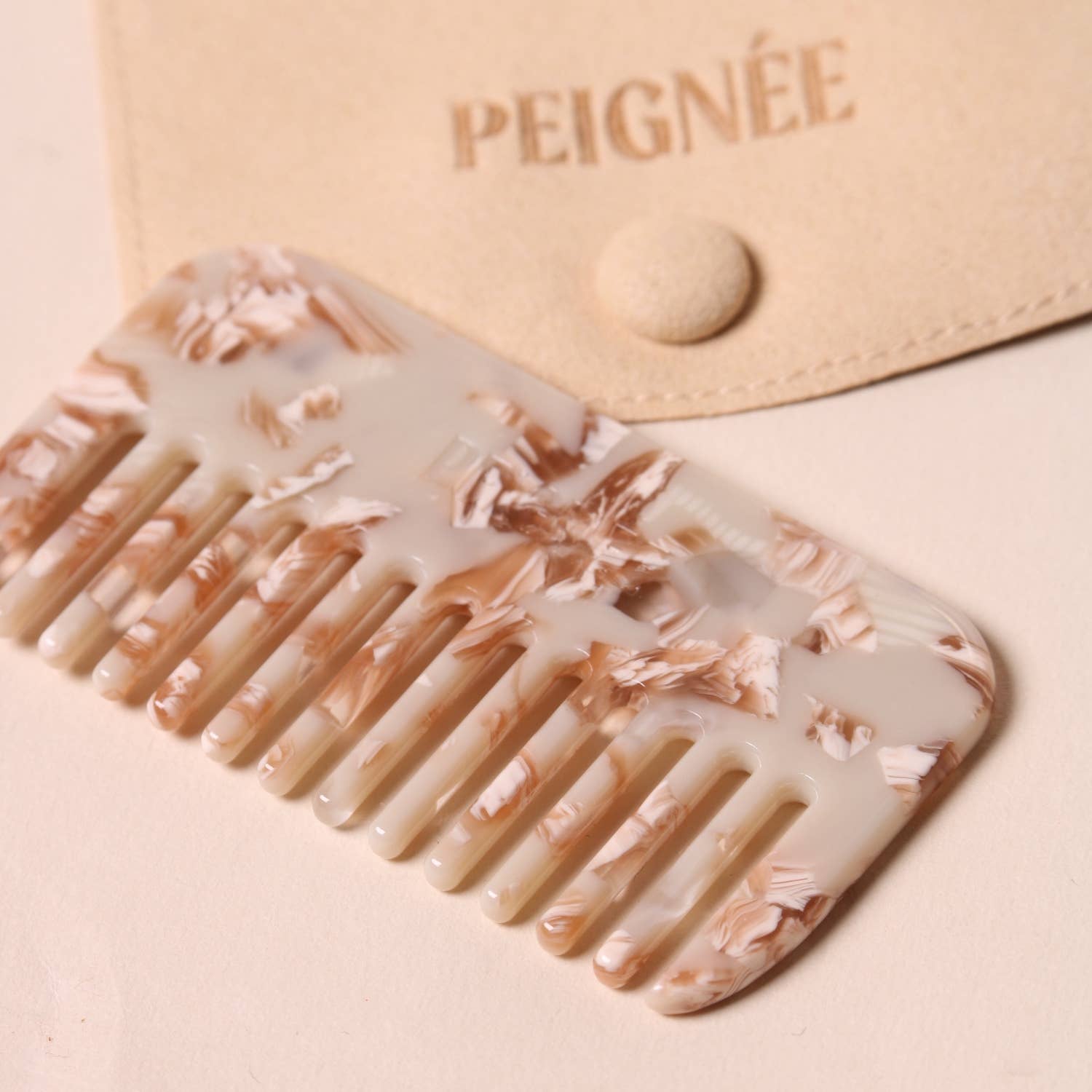 Travel comb - Nougat