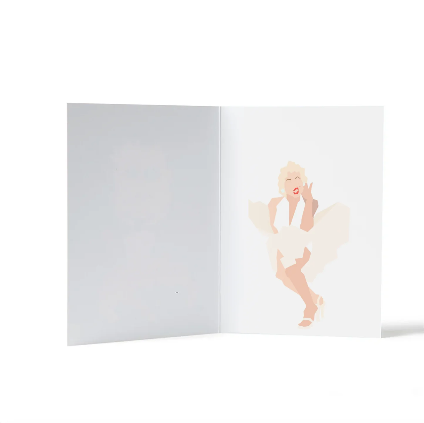 Marilyn Greetings Card - by SID
