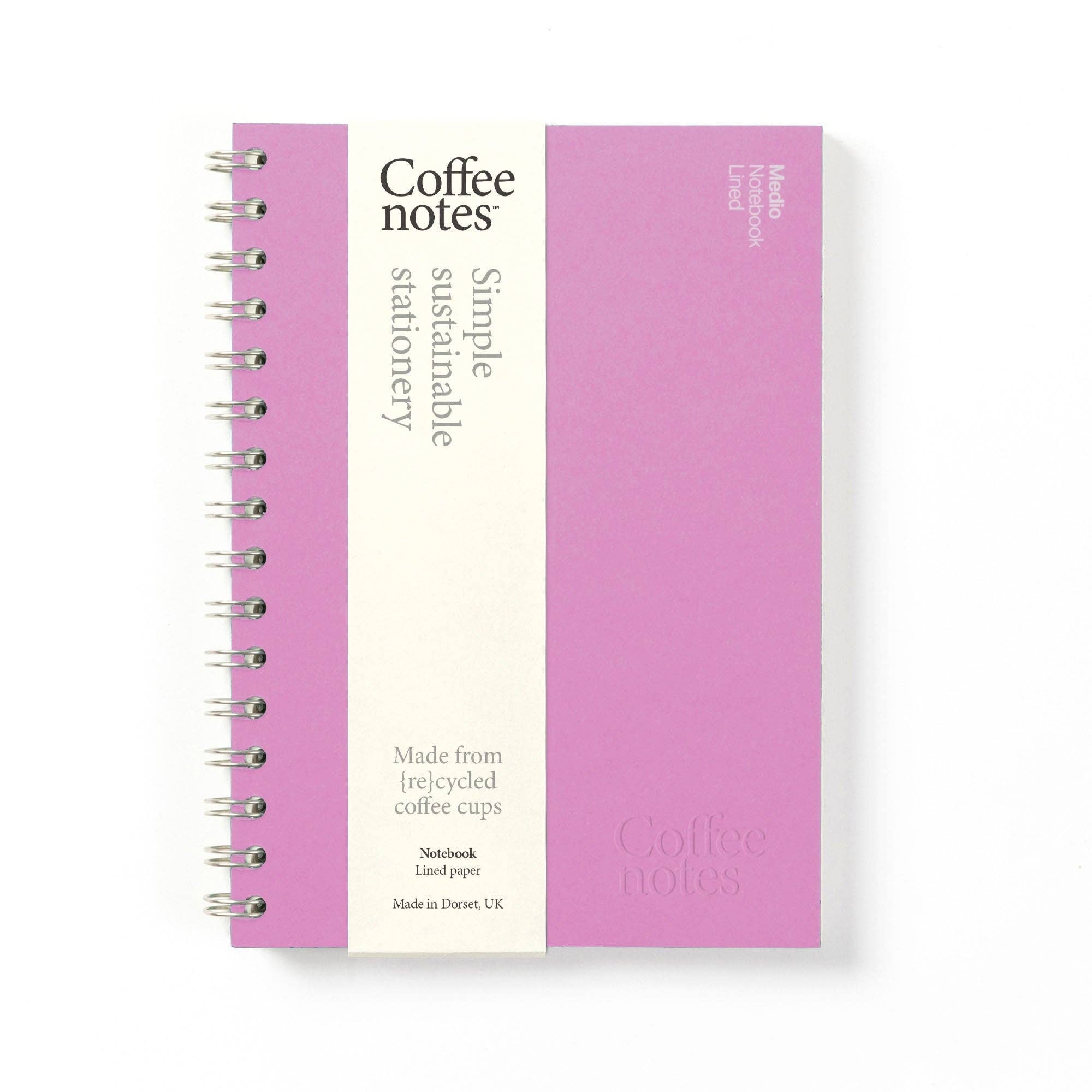Lilac Wirebound Notebook (Lined): Grande