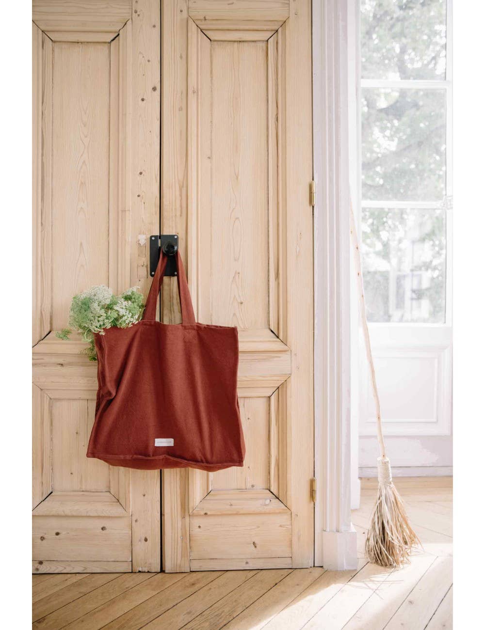 Rust Organic Cotton Canvas Tote