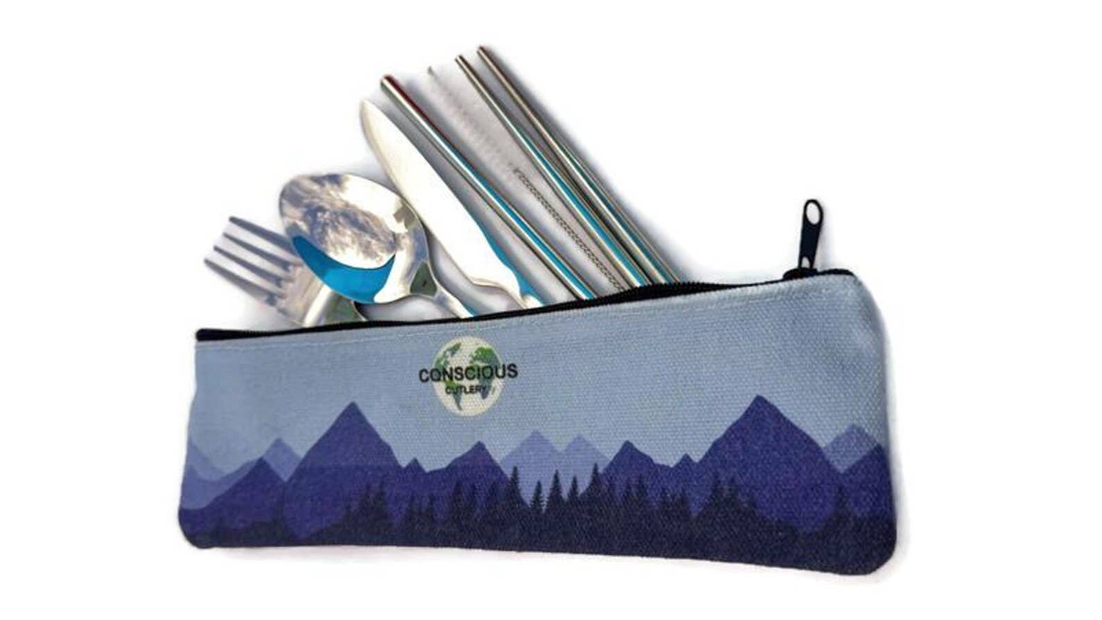 Blue Mountains Travel Cutlery Set — Conscious Cutlery