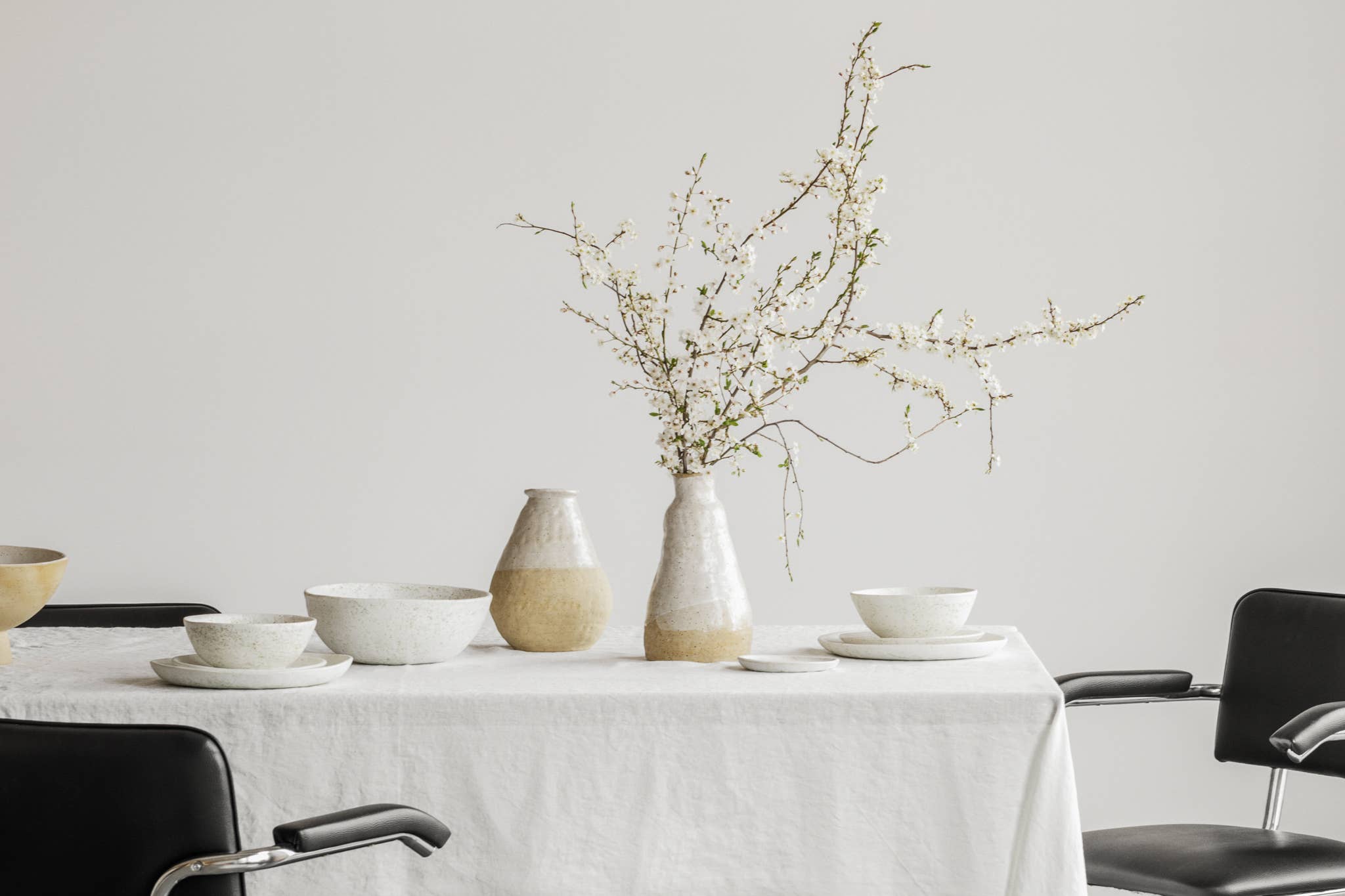 Linen Tablecloth Off White (250x145 cm) by Dodesign