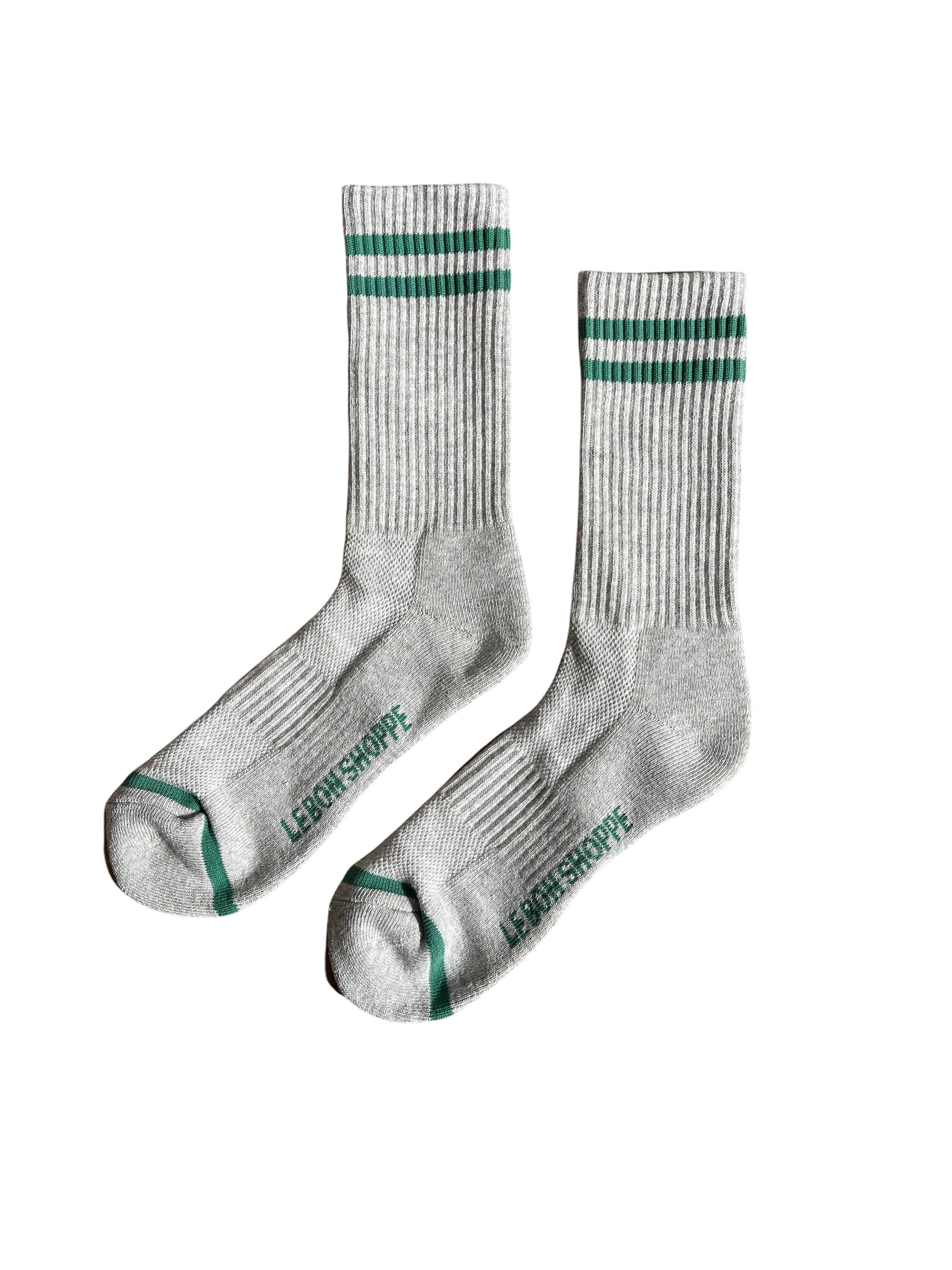 EXTENDED Boyfriend Socks (wholesale): True Grey