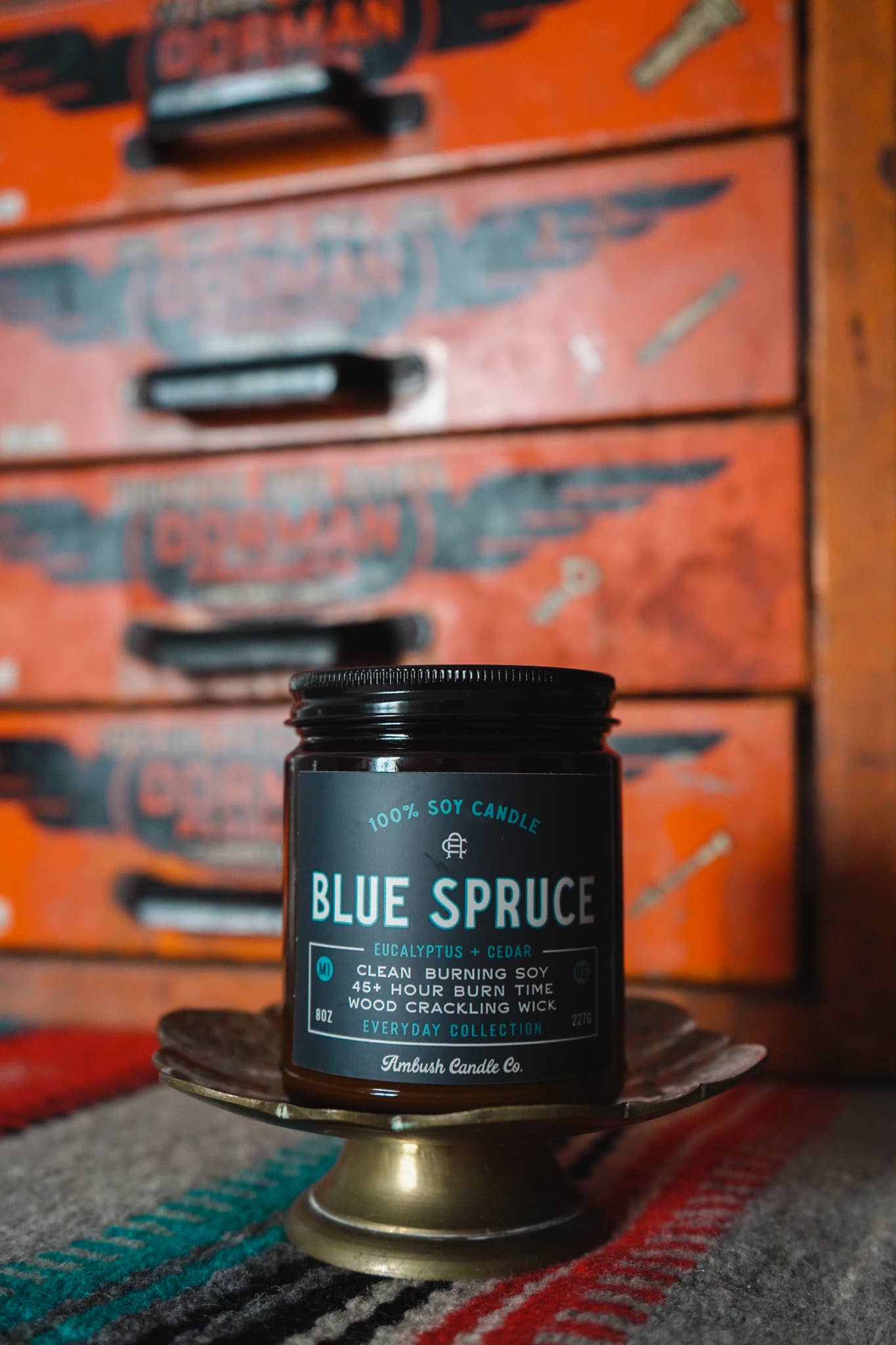 Blue Spruce | Eucalyptus + Cedar 8oz Soy Candle
