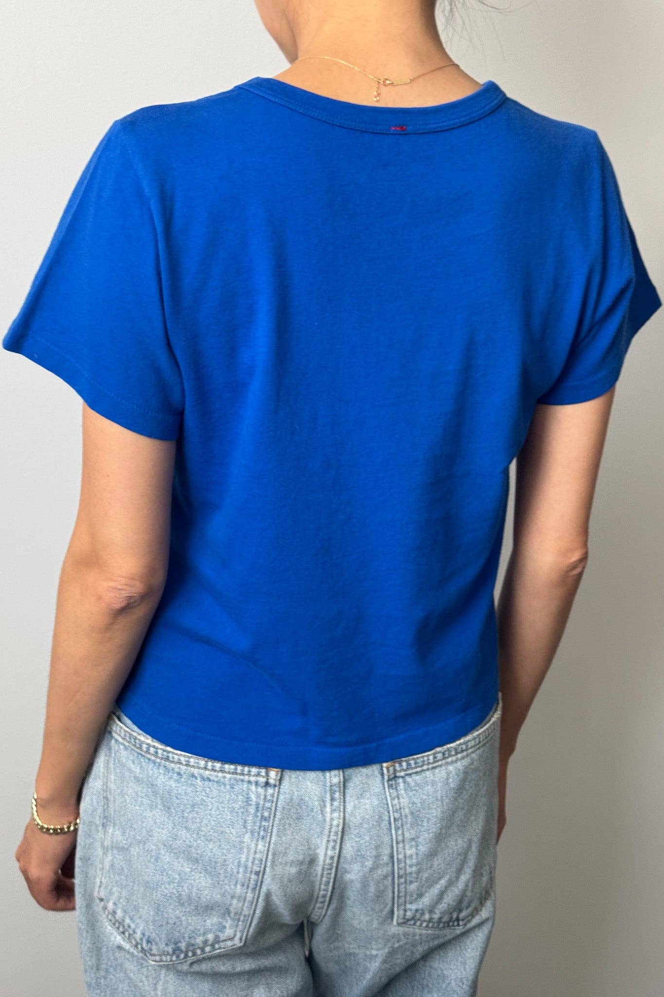 The Little Boy Tee - Premium Jersey Cobalt  - Le Bon Shoppe