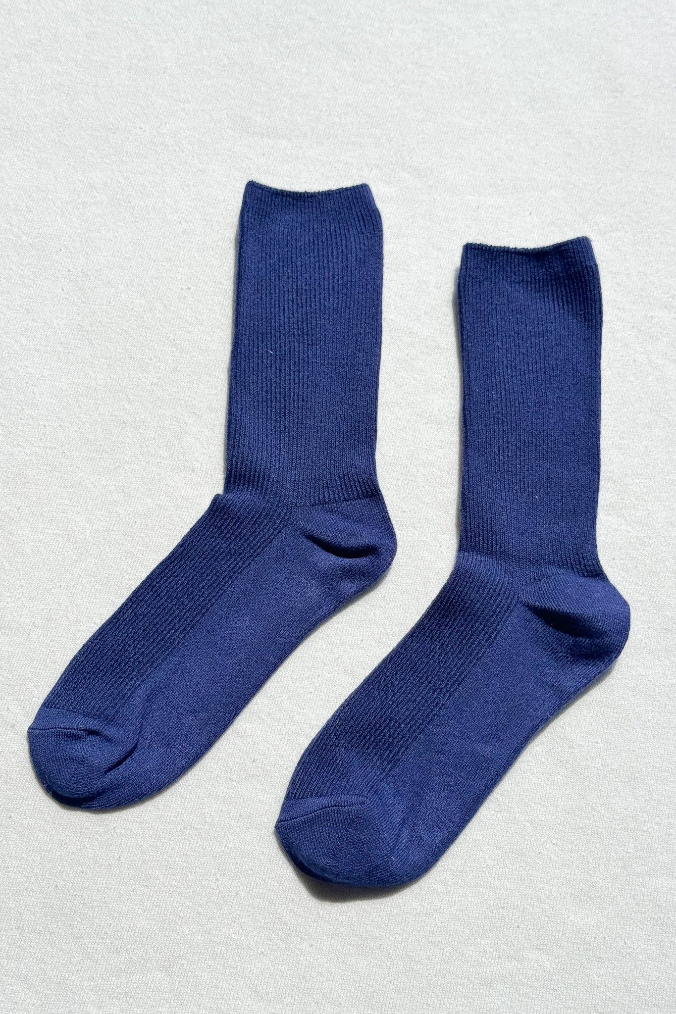 Trouser Socks Navy - Le Bon Shoppe