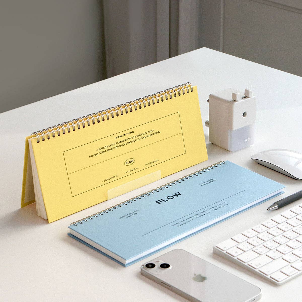 Iconic Flow Weekly Undated Planner: Butter Yellow