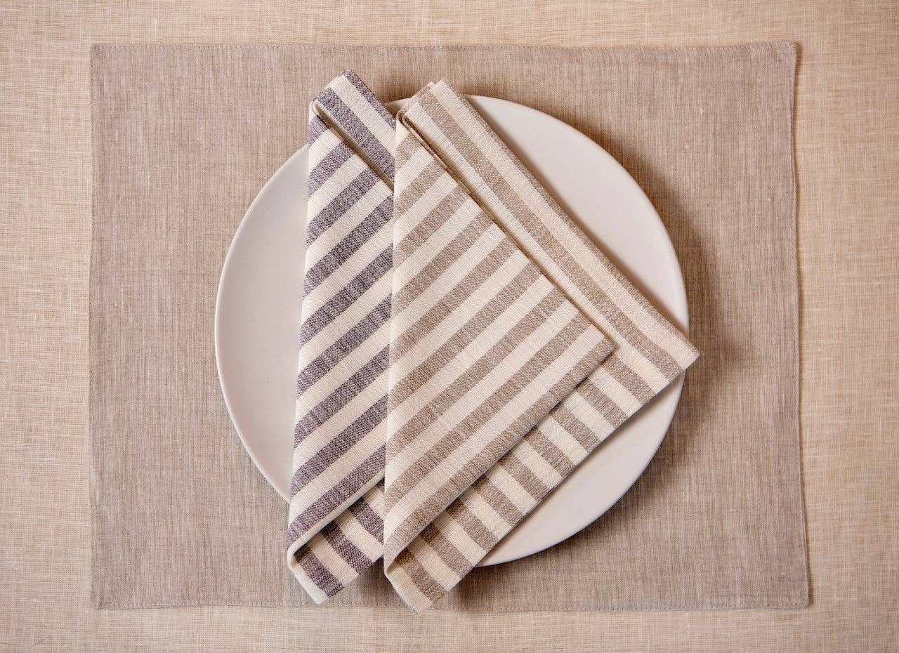 Organic linen placemat / Natural