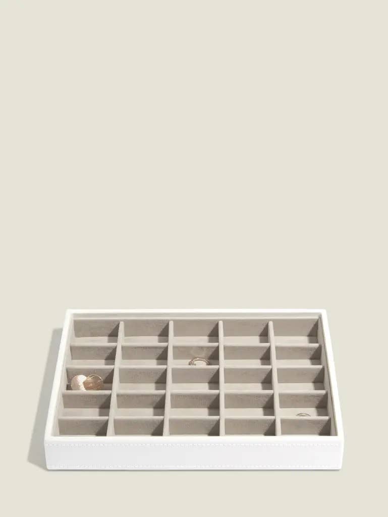White Classic Jewellery Box Trinket Layer