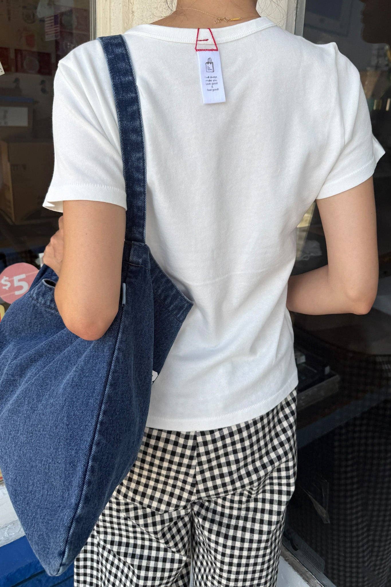 Go-To Tee in Vintage White — Le Bon Shoppe