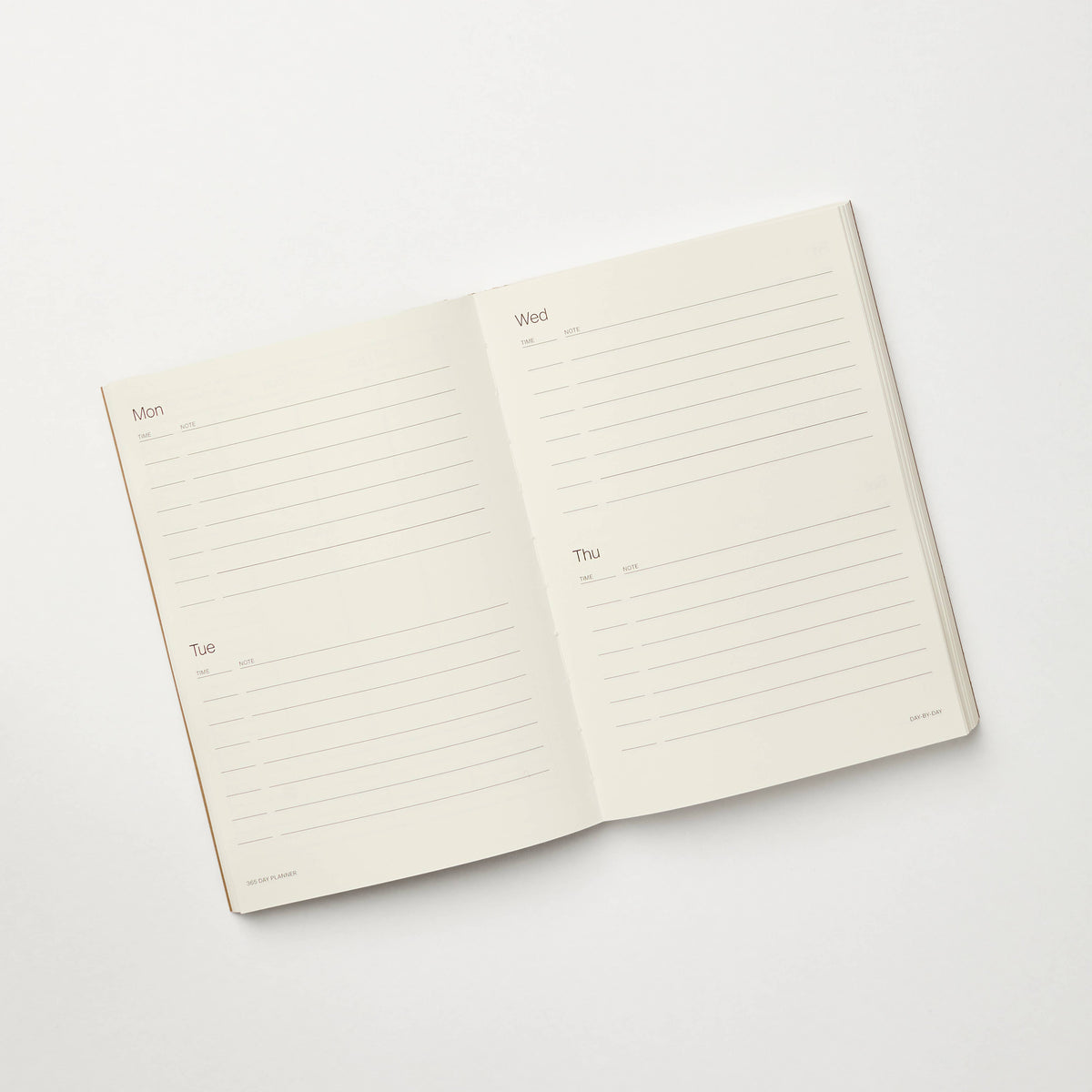 Kinshipped A5 Lay Flat 365 Undated Planner