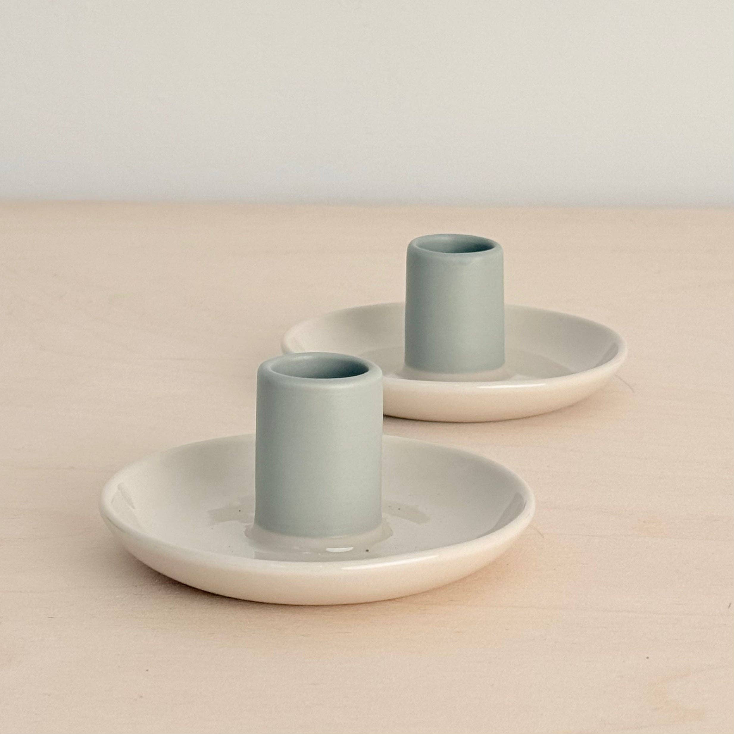 Candle Holder - Celadon - Studio Junc