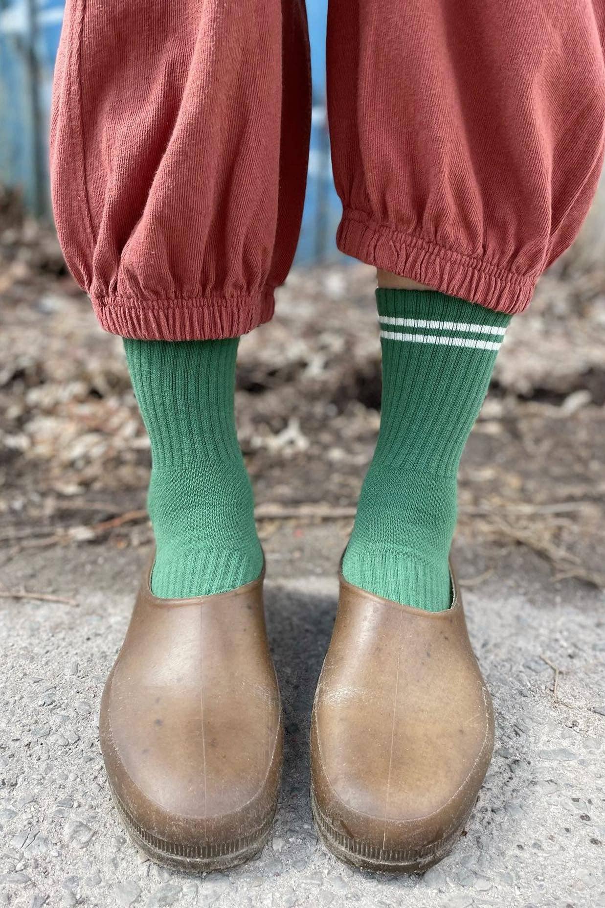 Boyfriend Socks (wholesale): Parchment
