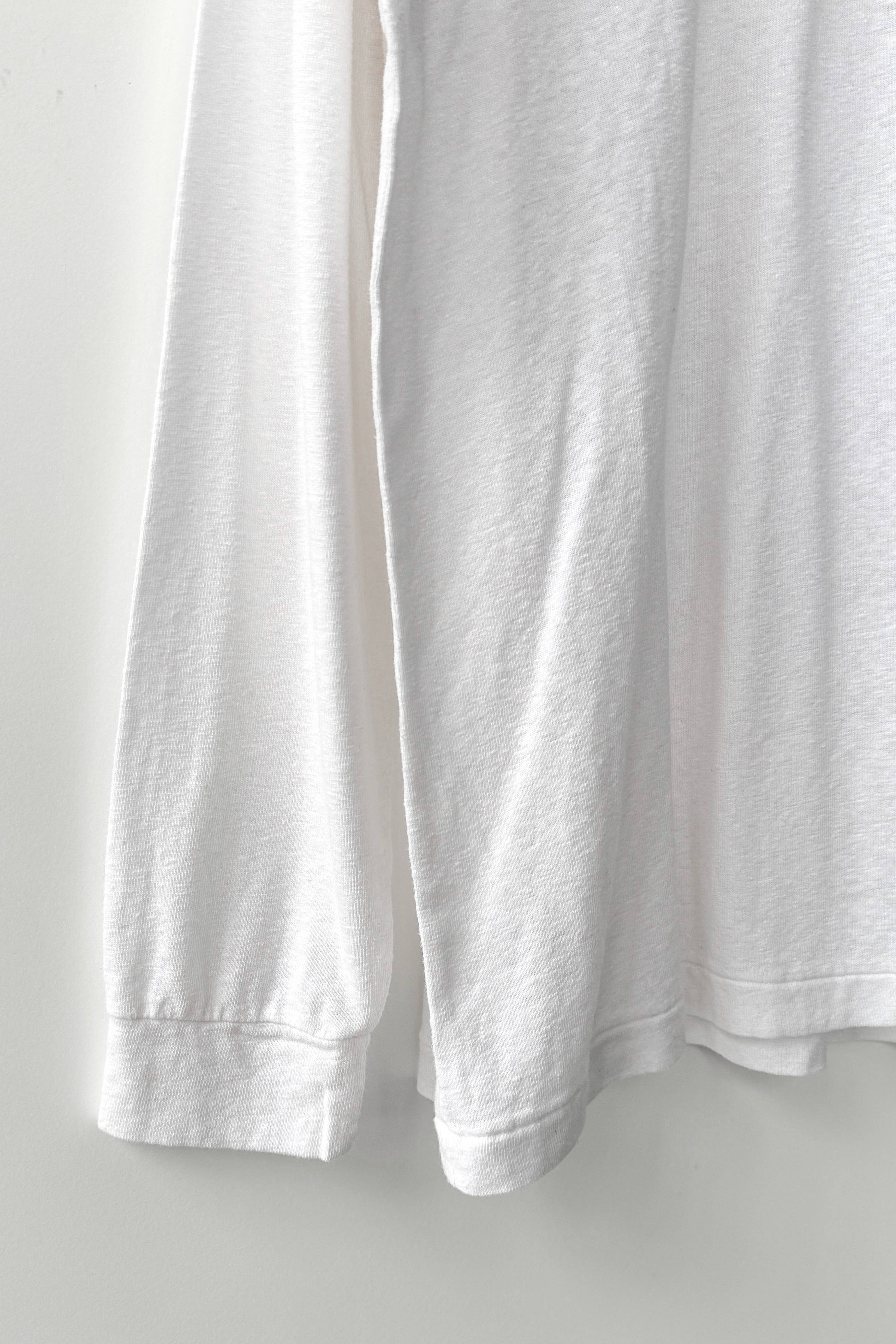 Haze Linen Blend Tee: Moonbeam  - Le Bon Shoppe