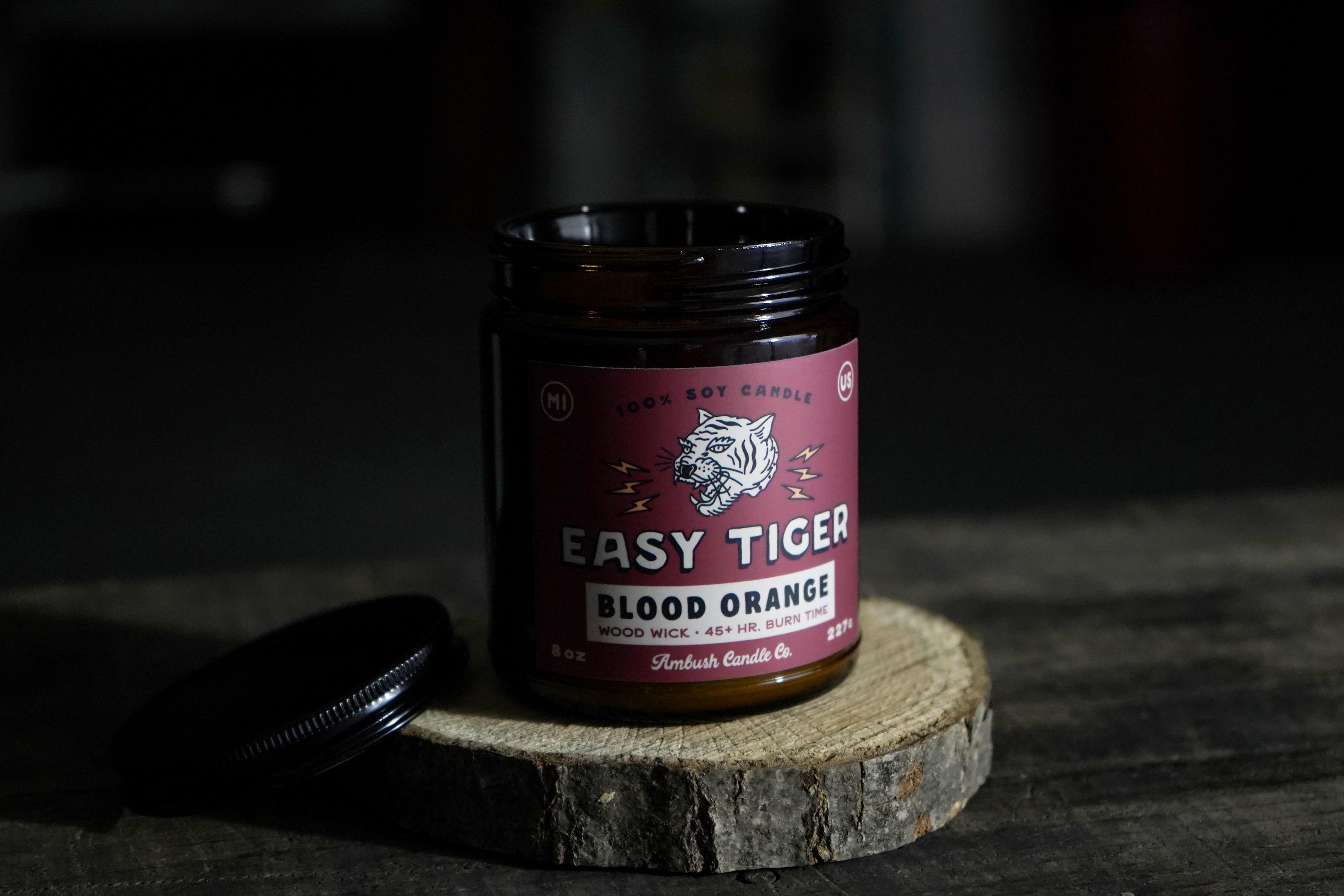 Easy Tiger | Blood Orange 8oz Soy Candle