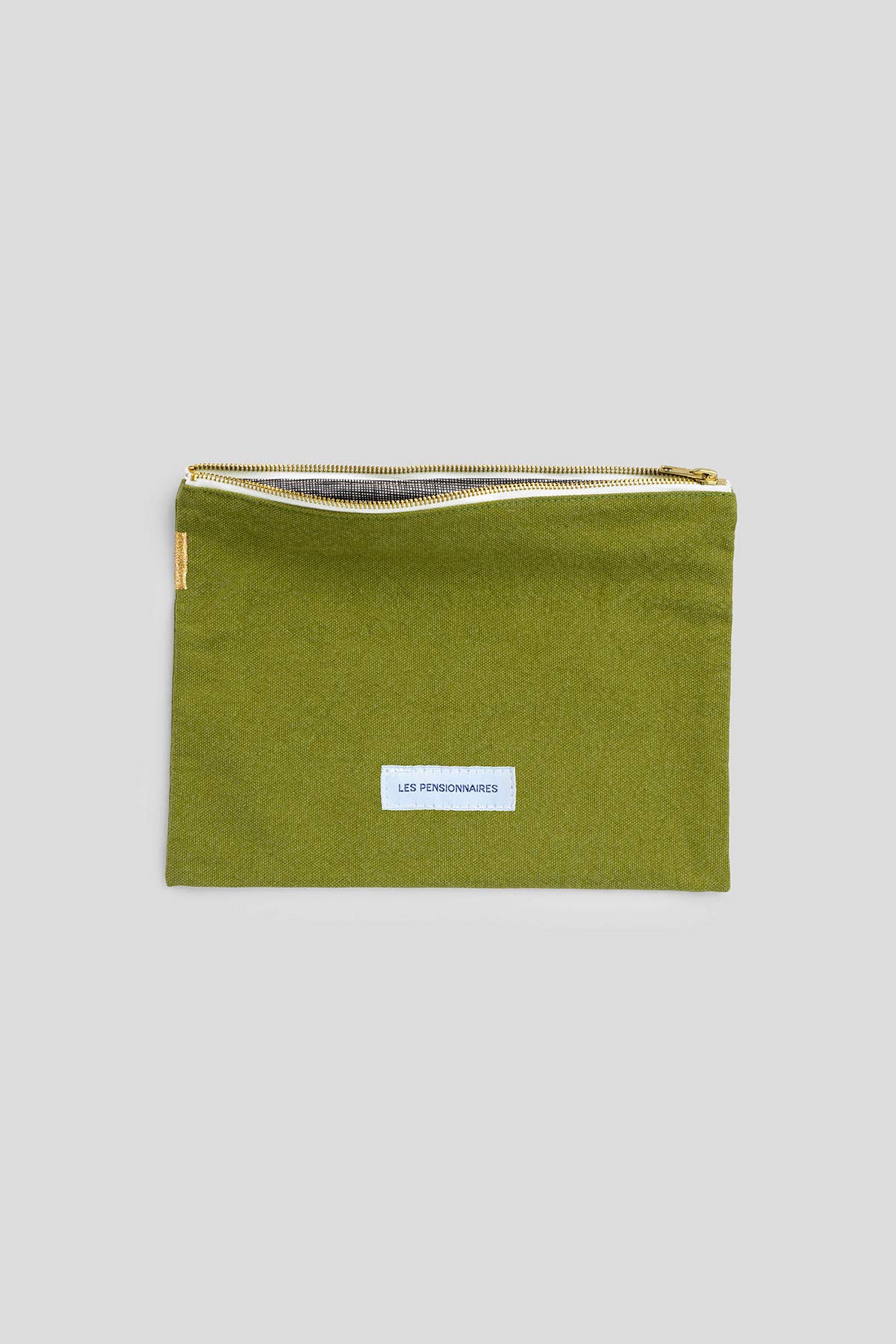 Les Pensionnaires Small Pouch in Moss Green