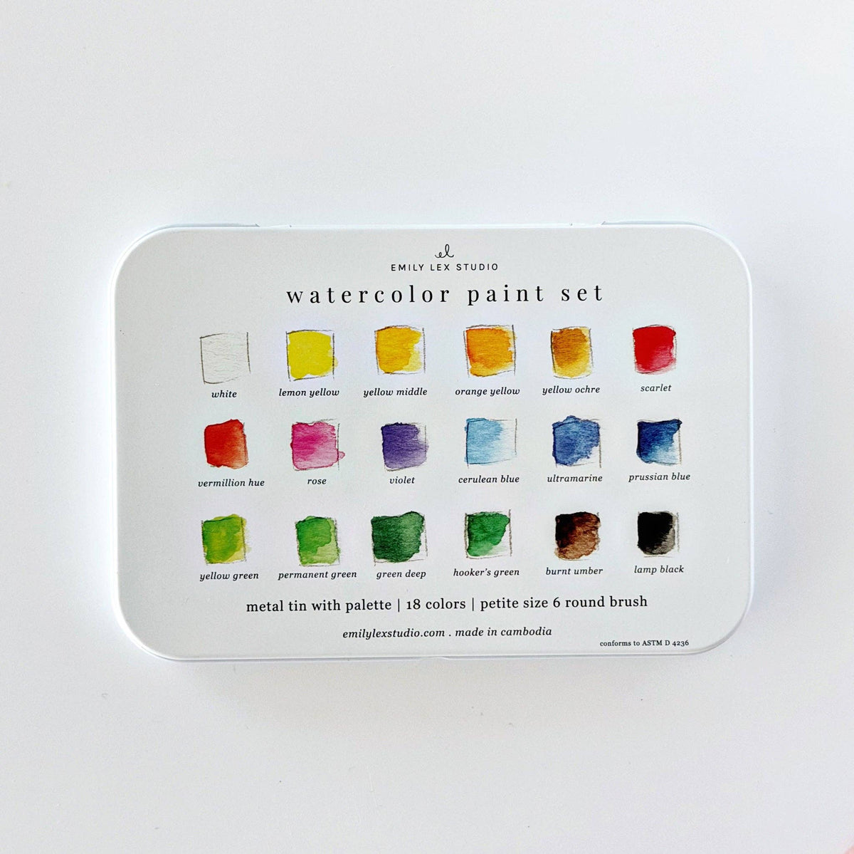Emily Lex Studio Watercolour Paint Set