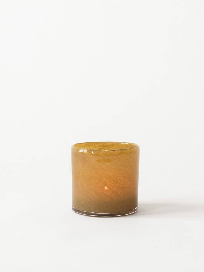 Lyric candle holder - S: Dark Brown
