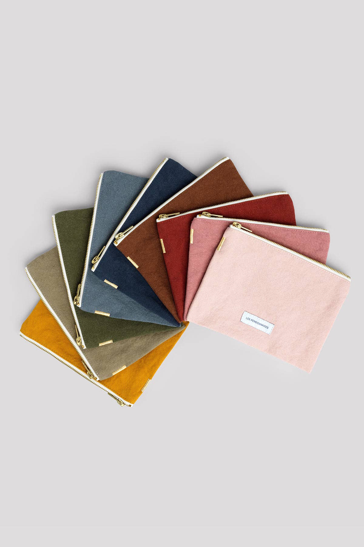 Les Pensionnaires Small Pouch in Flamboyant Orange