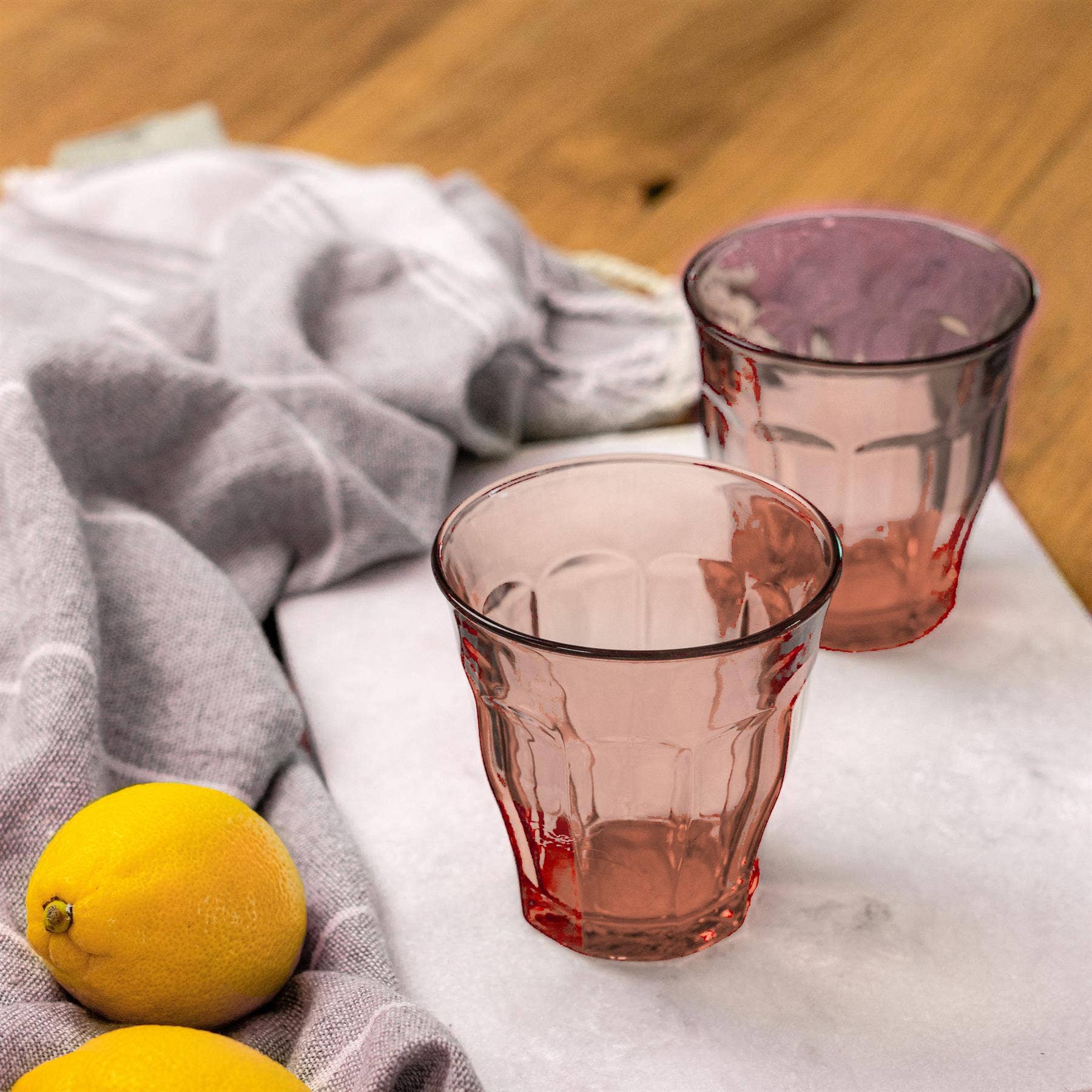 250ml Picardie Glass Tumbler - By Duralex: Plum