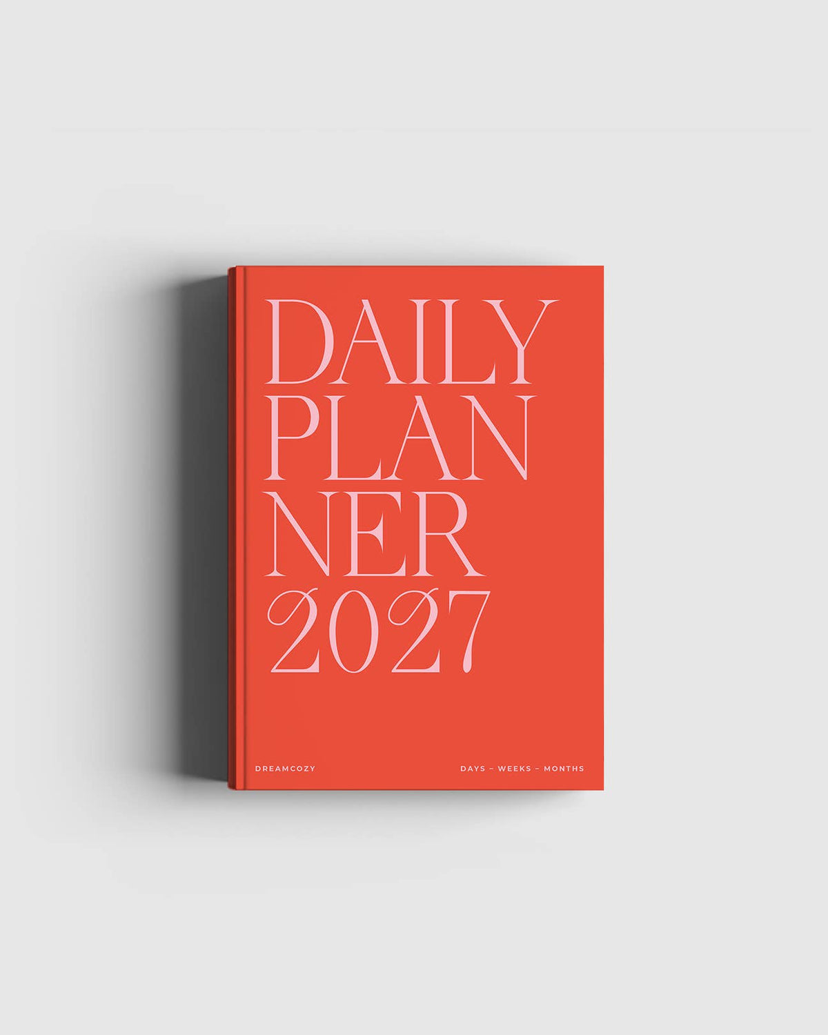 Cozy Planner 2027 – Berry Red