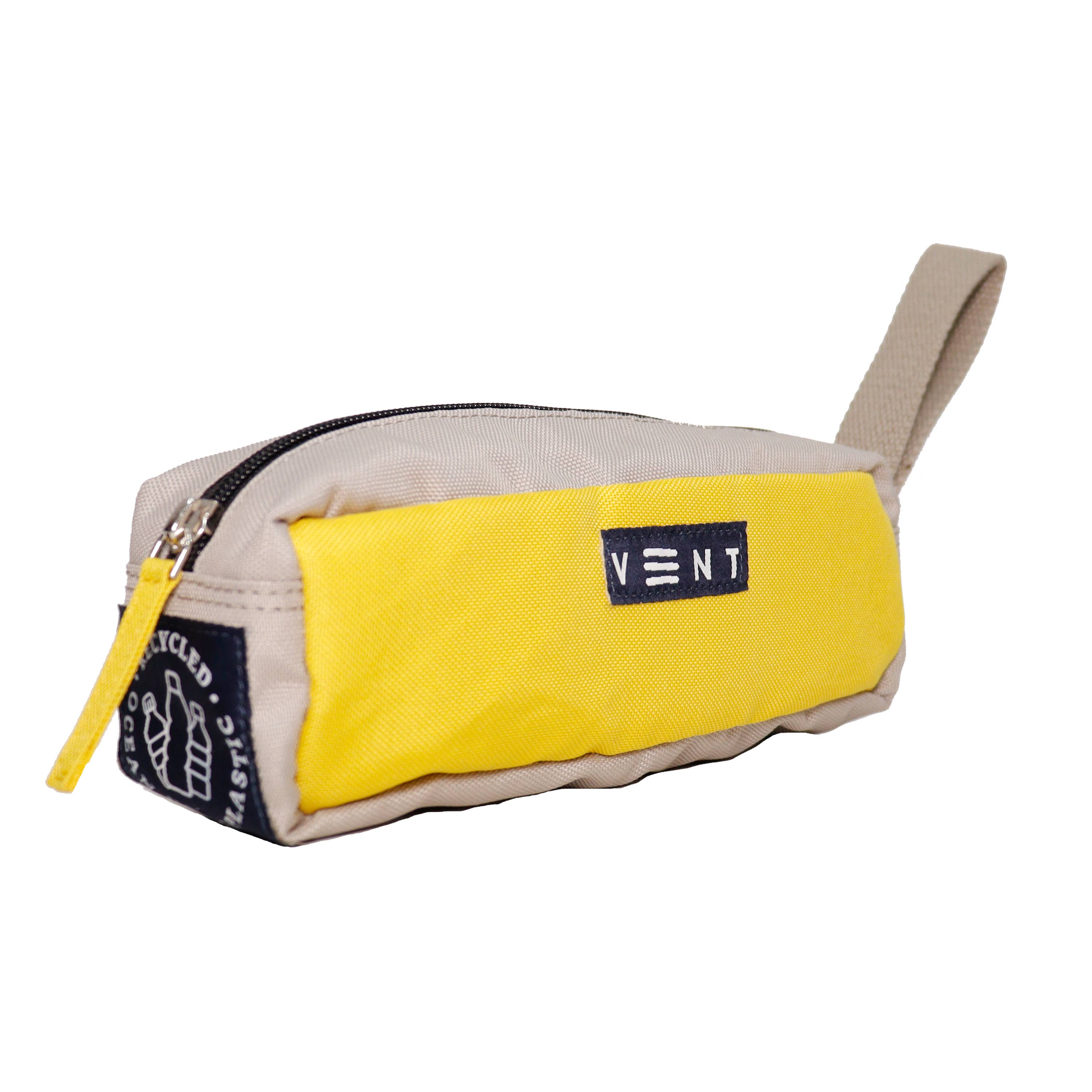 Pencil Case - Recycled Ocean Plastic - Yellow