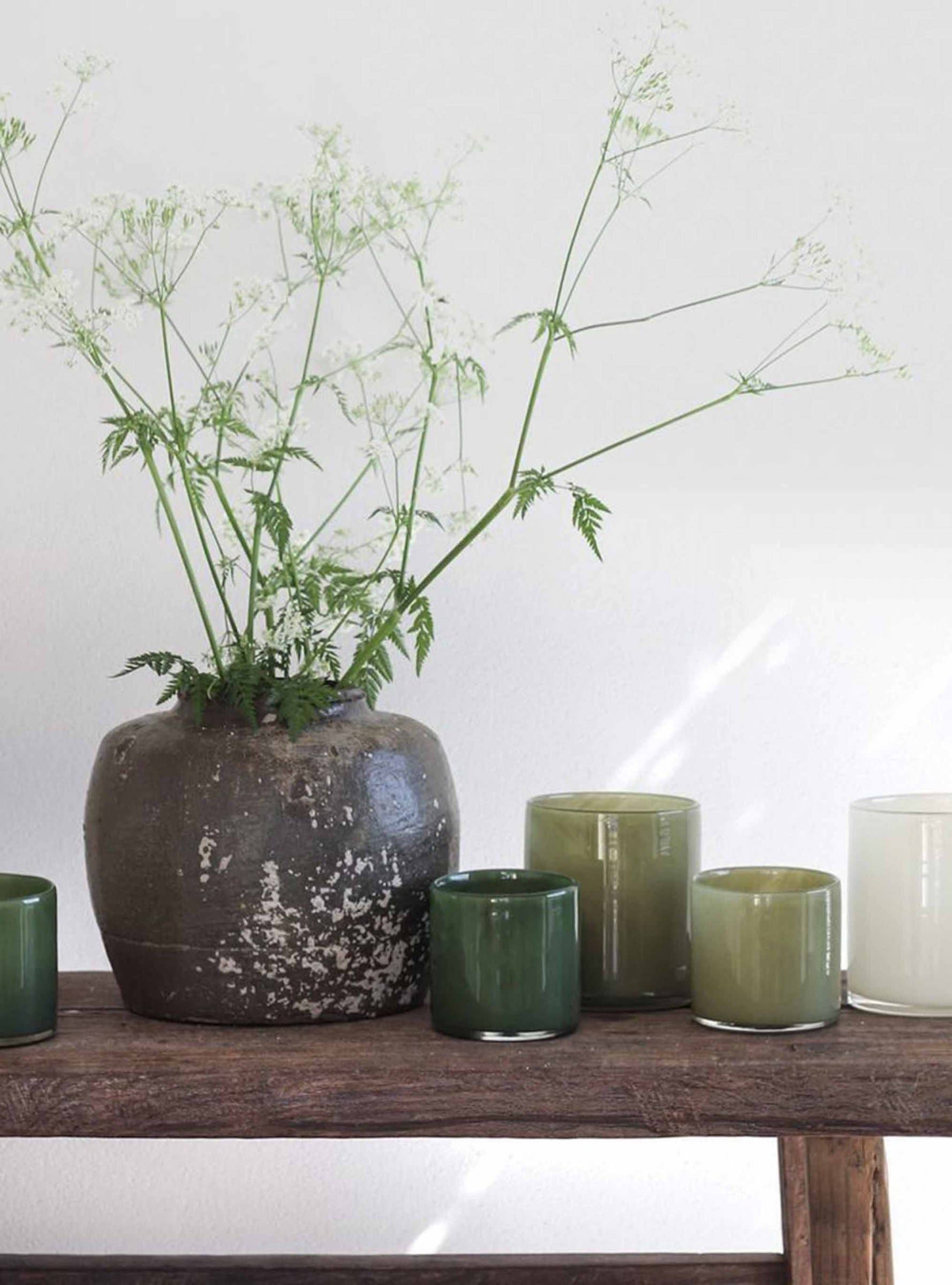 Lyric candle holder - M: Brown