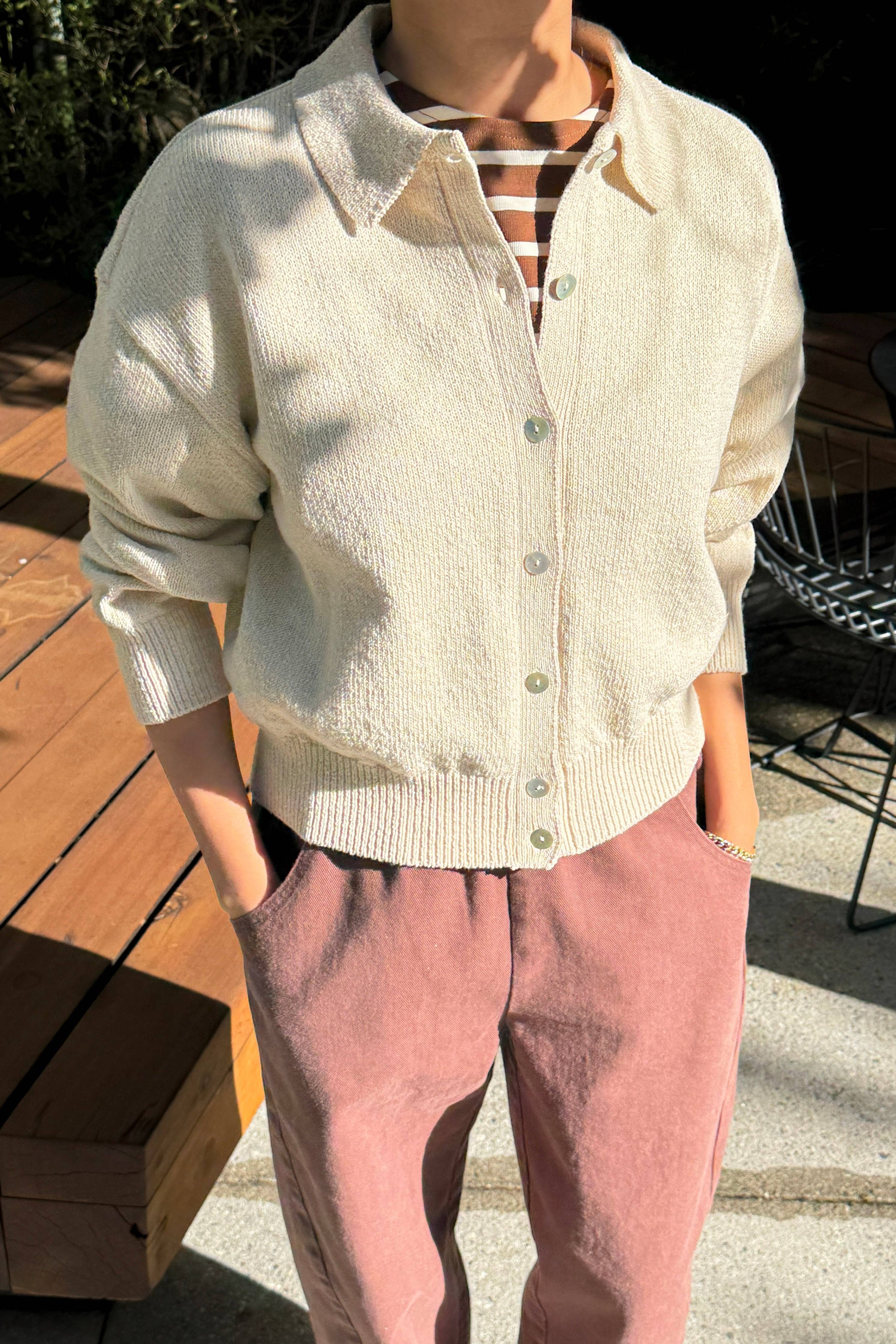 The Club Cardigan : Navy - Le Bon Shoppe