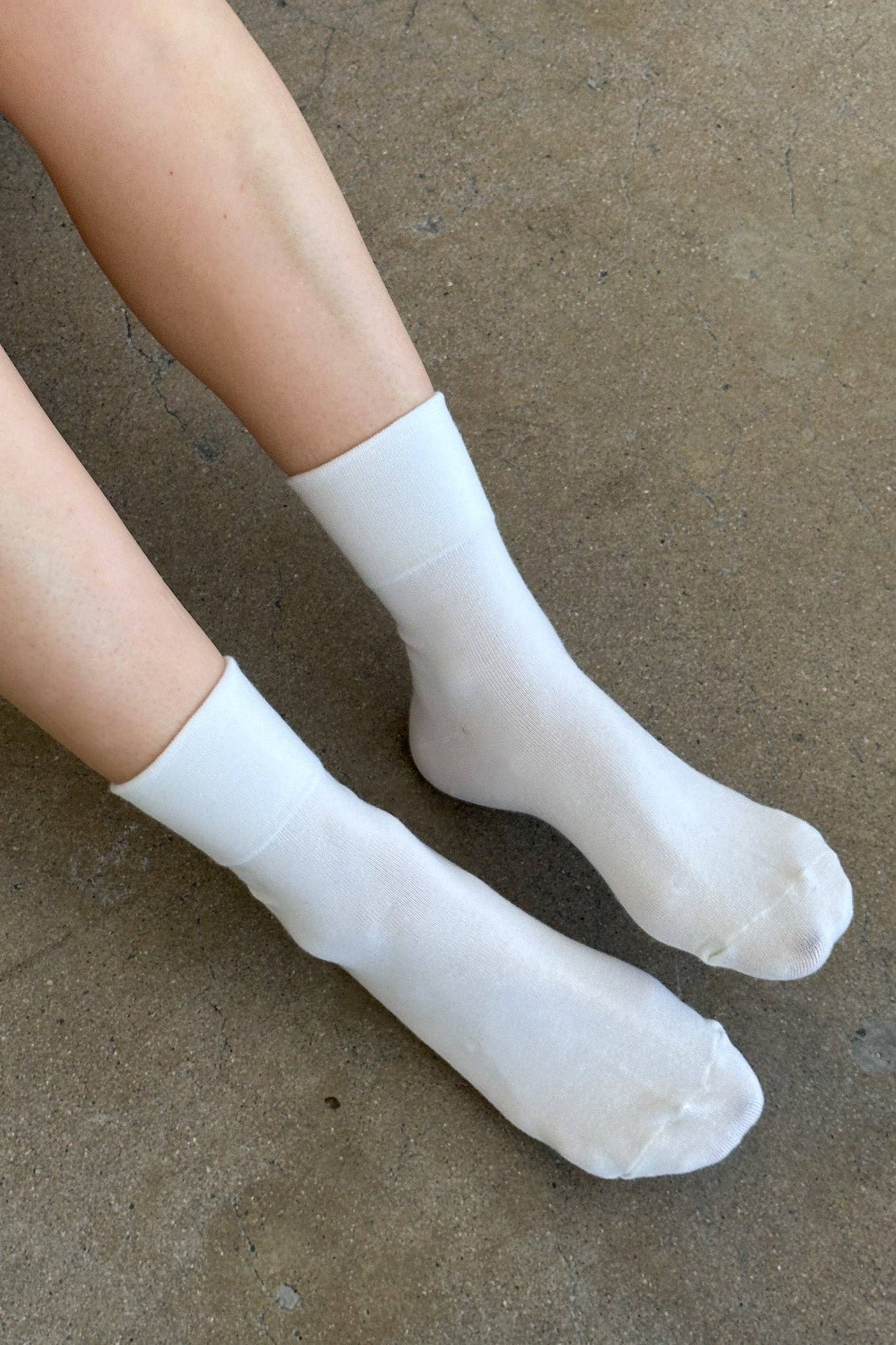 Sneaker Socks : Classic White - Le Bon Shoppe