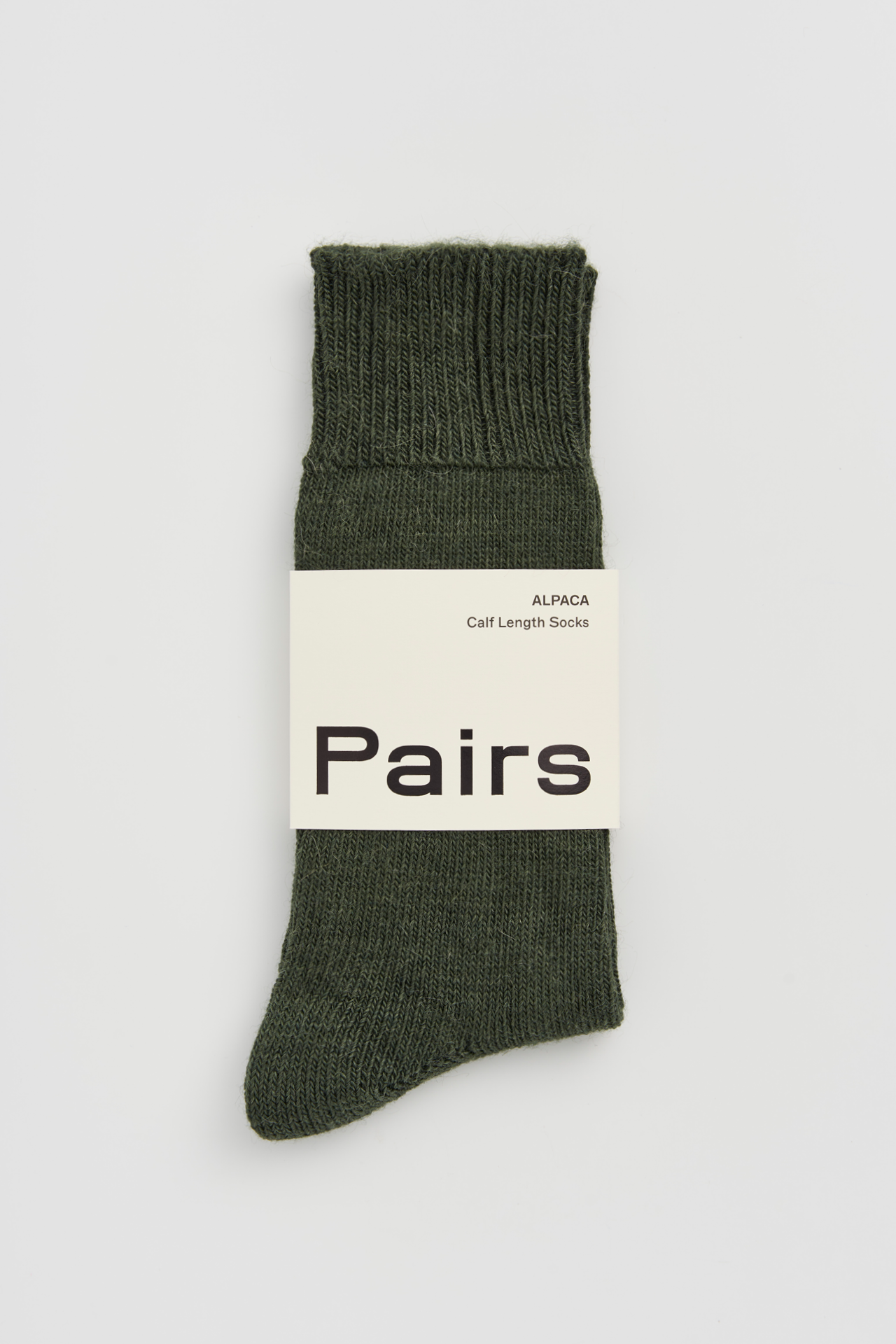 Glen Green Alpaca Socks: Glen Green / Medium (UK 8-10)