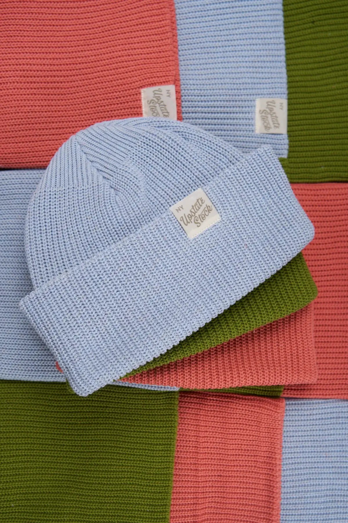 Celestial Blue Super Fine Upcycled Cotton Watchcap