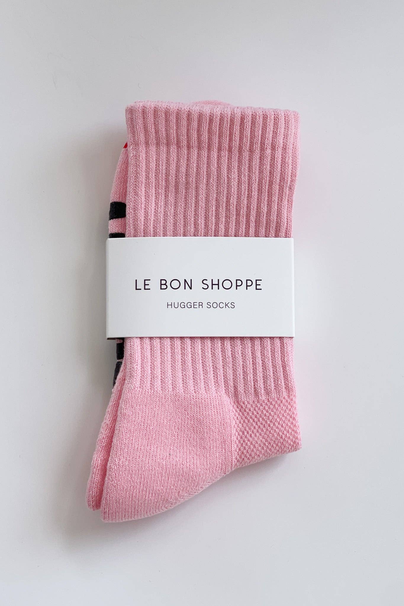 Hugger Socks in Pink & Black — Le Bon Shoppe