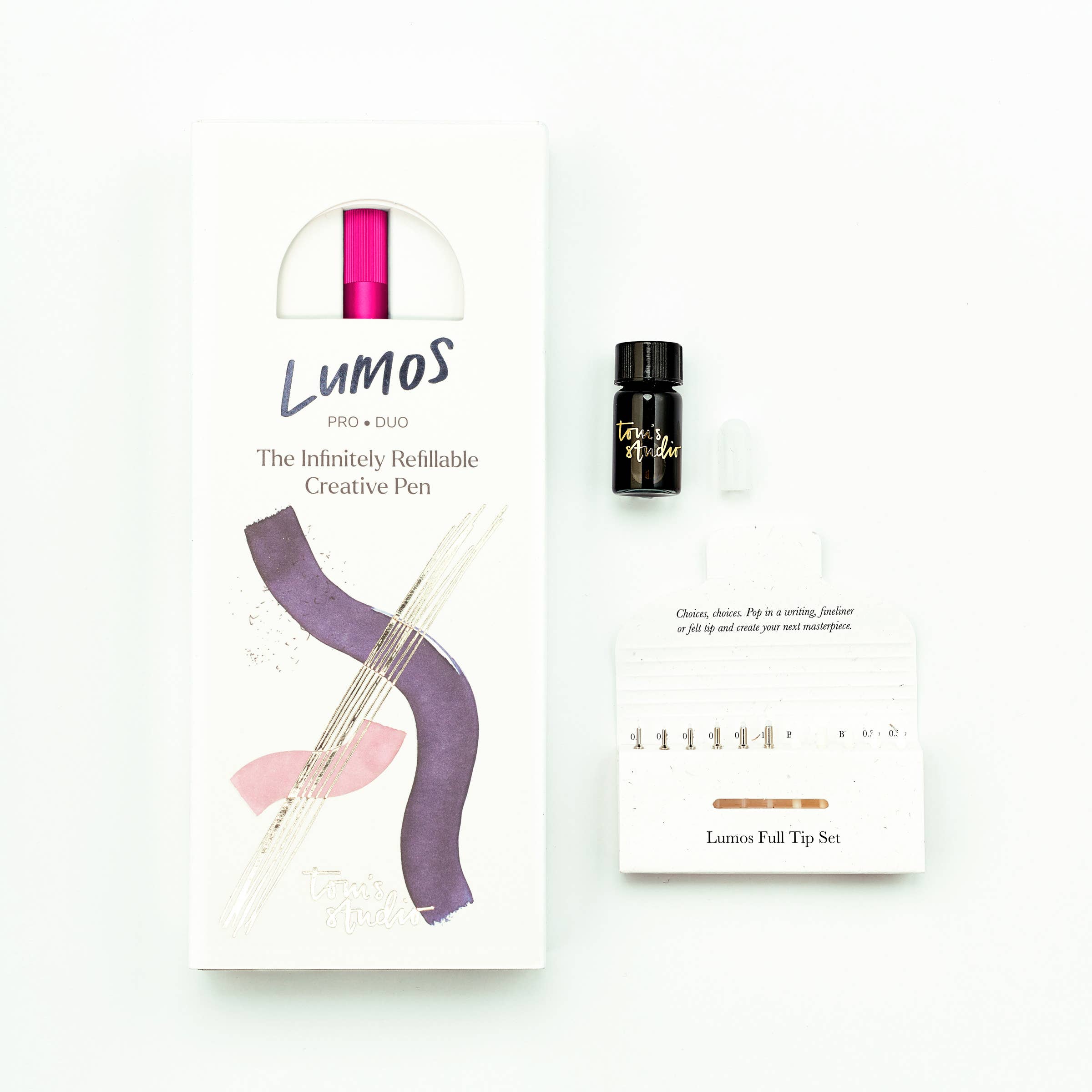 Lumos Pro - Refillable Multi-Tip Pen: Ivy / Duo Tip