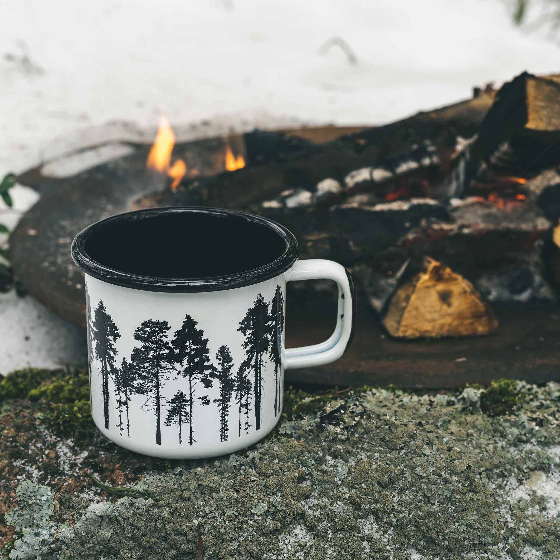 MUURLA | Nordic Enamel Mug | The Salmon | 0.37L