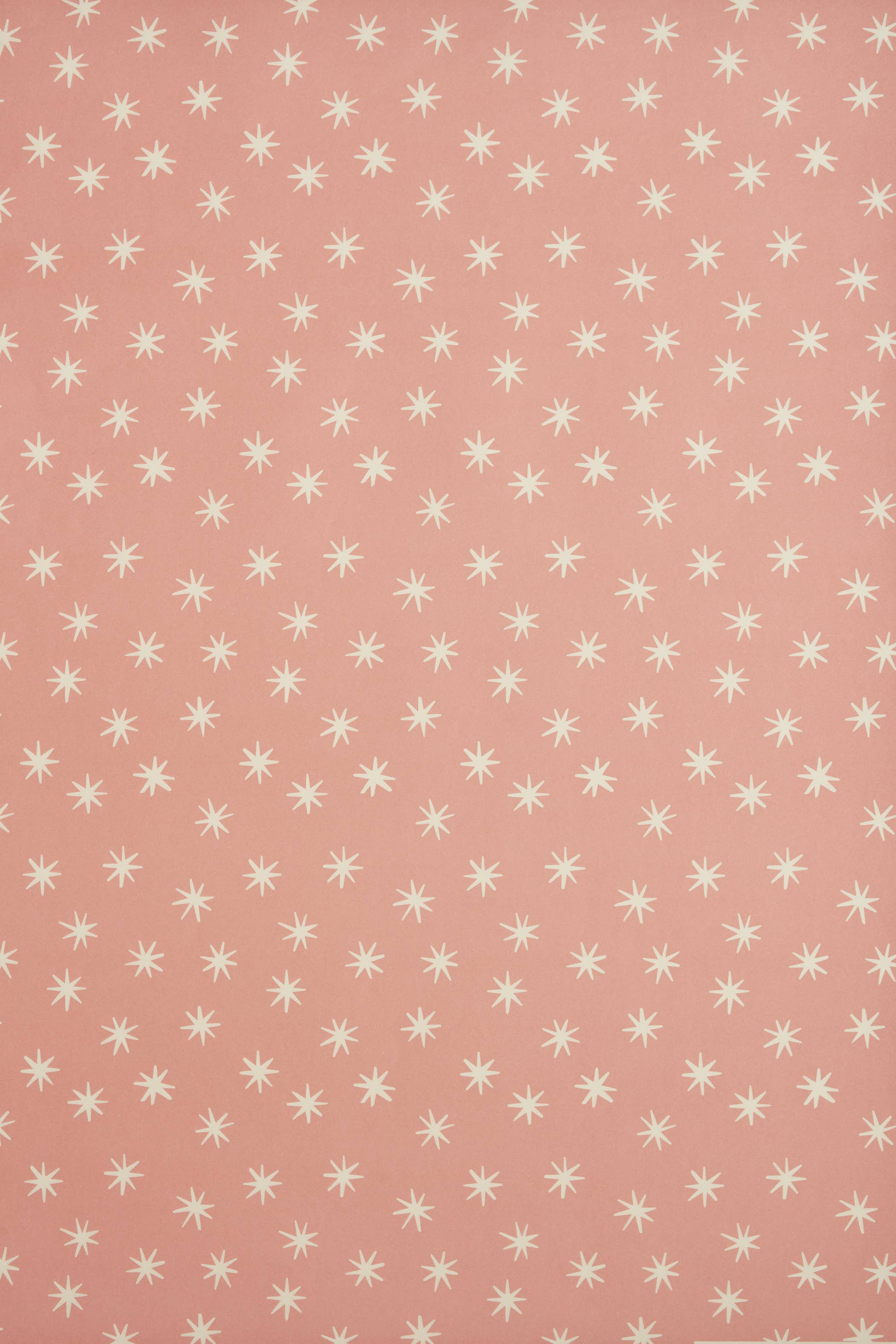 Pink Stars Gift Wrap