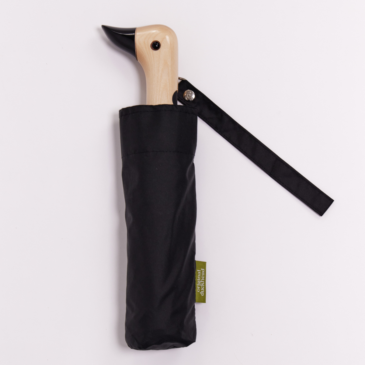 Classic Black Auto Open Eco-Friendly Duckhead Umbrella