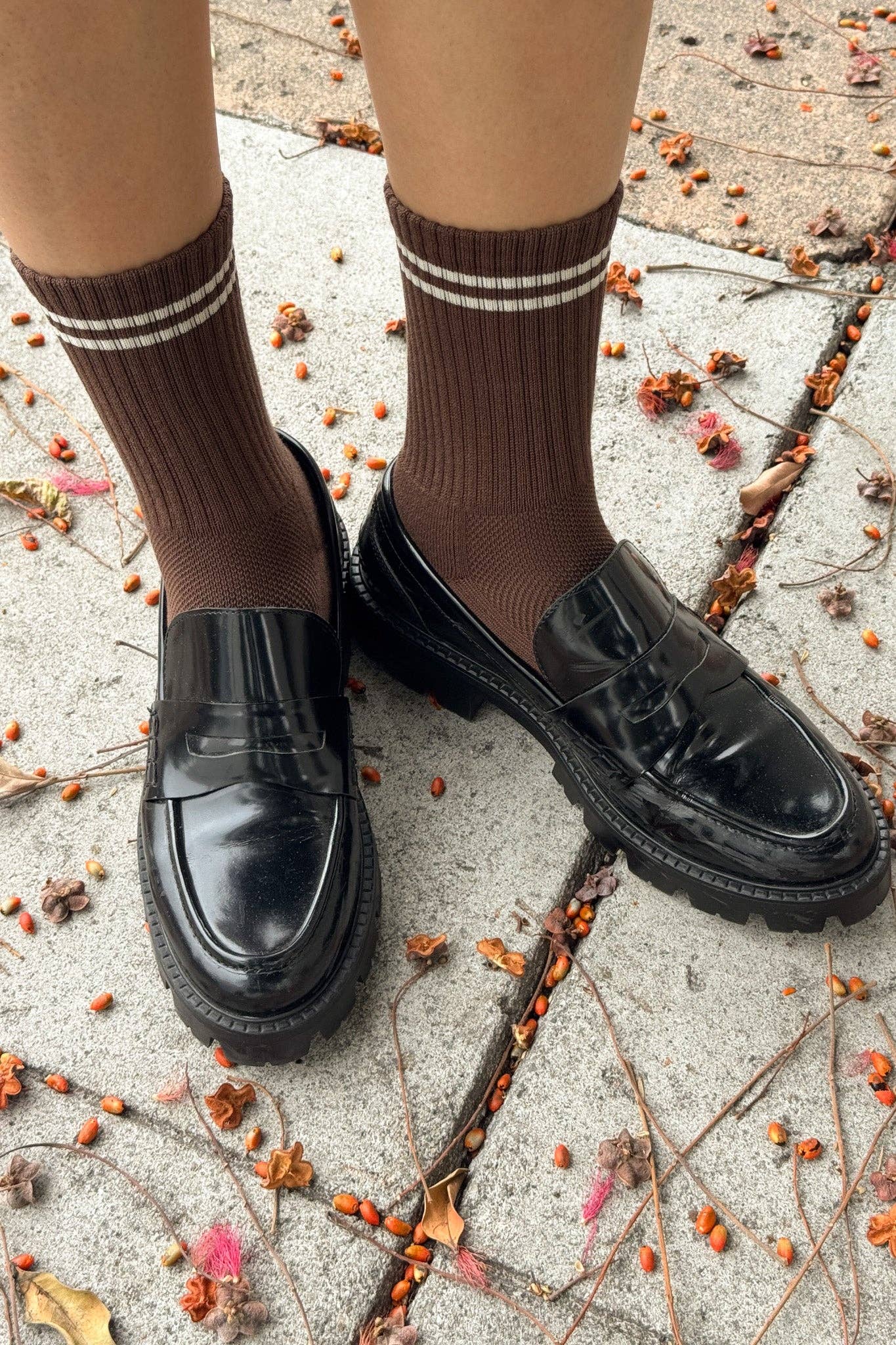 Boyfriend Socks (wholesale): Parchment
