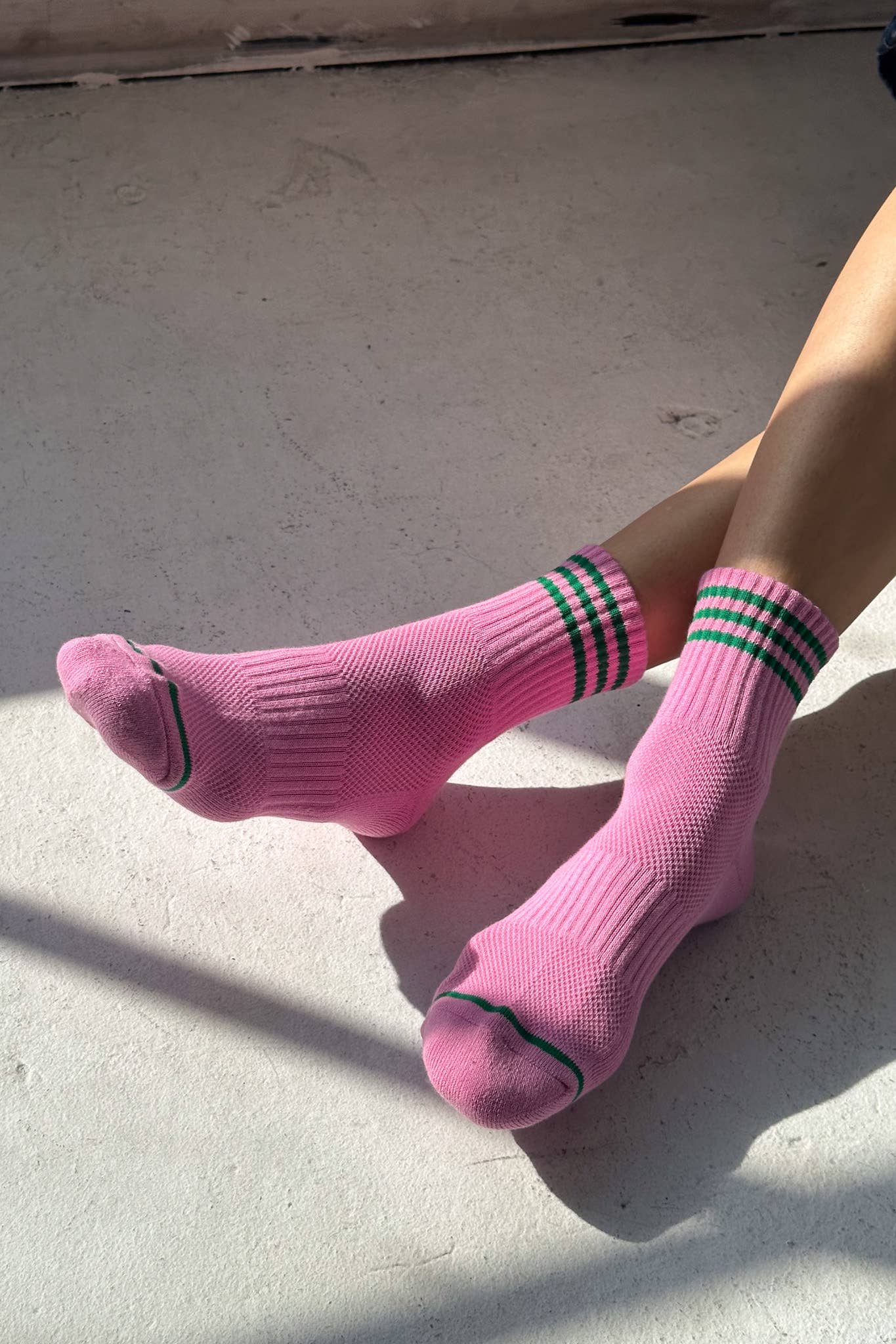Girlfriend Socks Bright Grey - Le Bon Shoppe