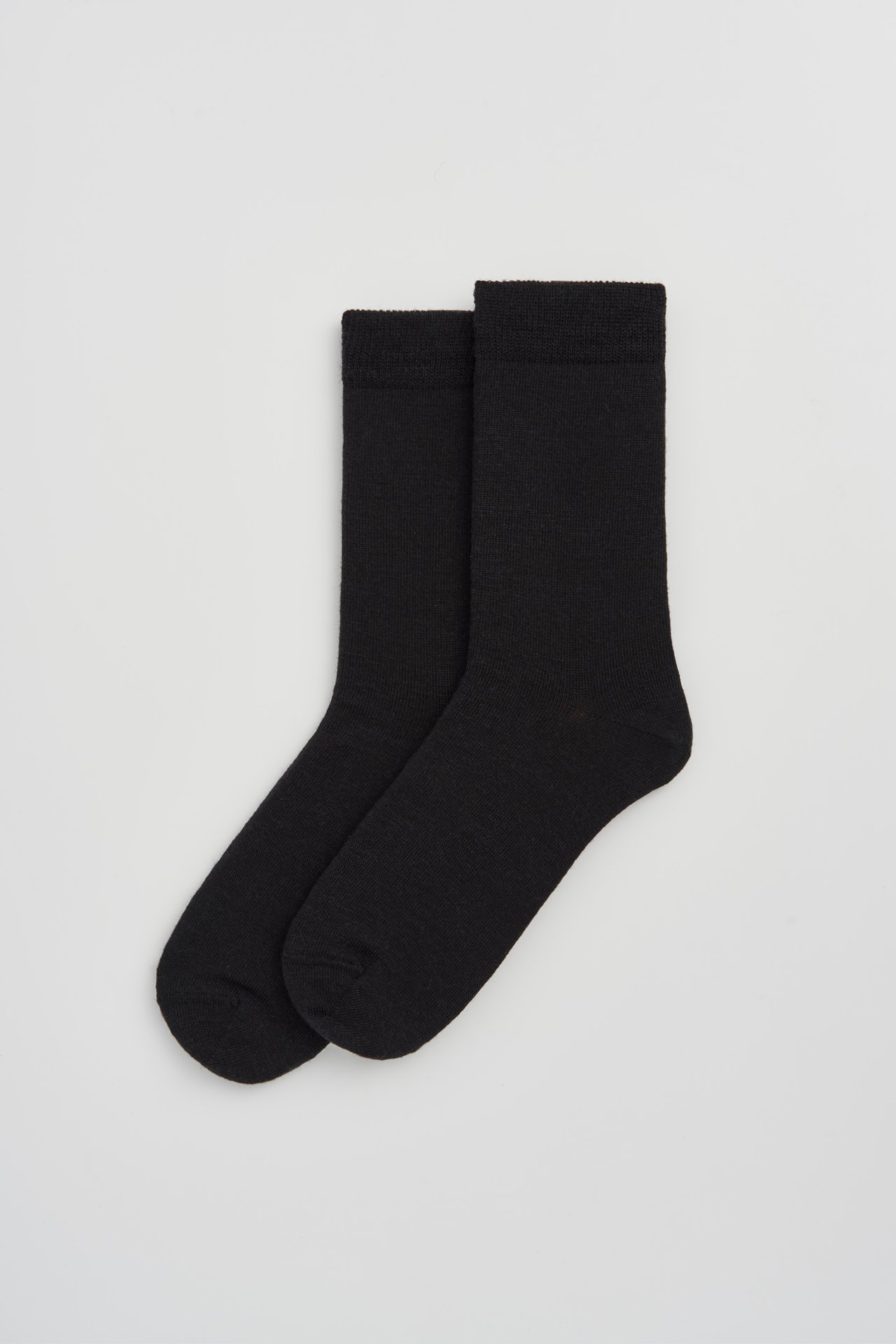 True Black Merino Socks: Medium (UK 8-10)