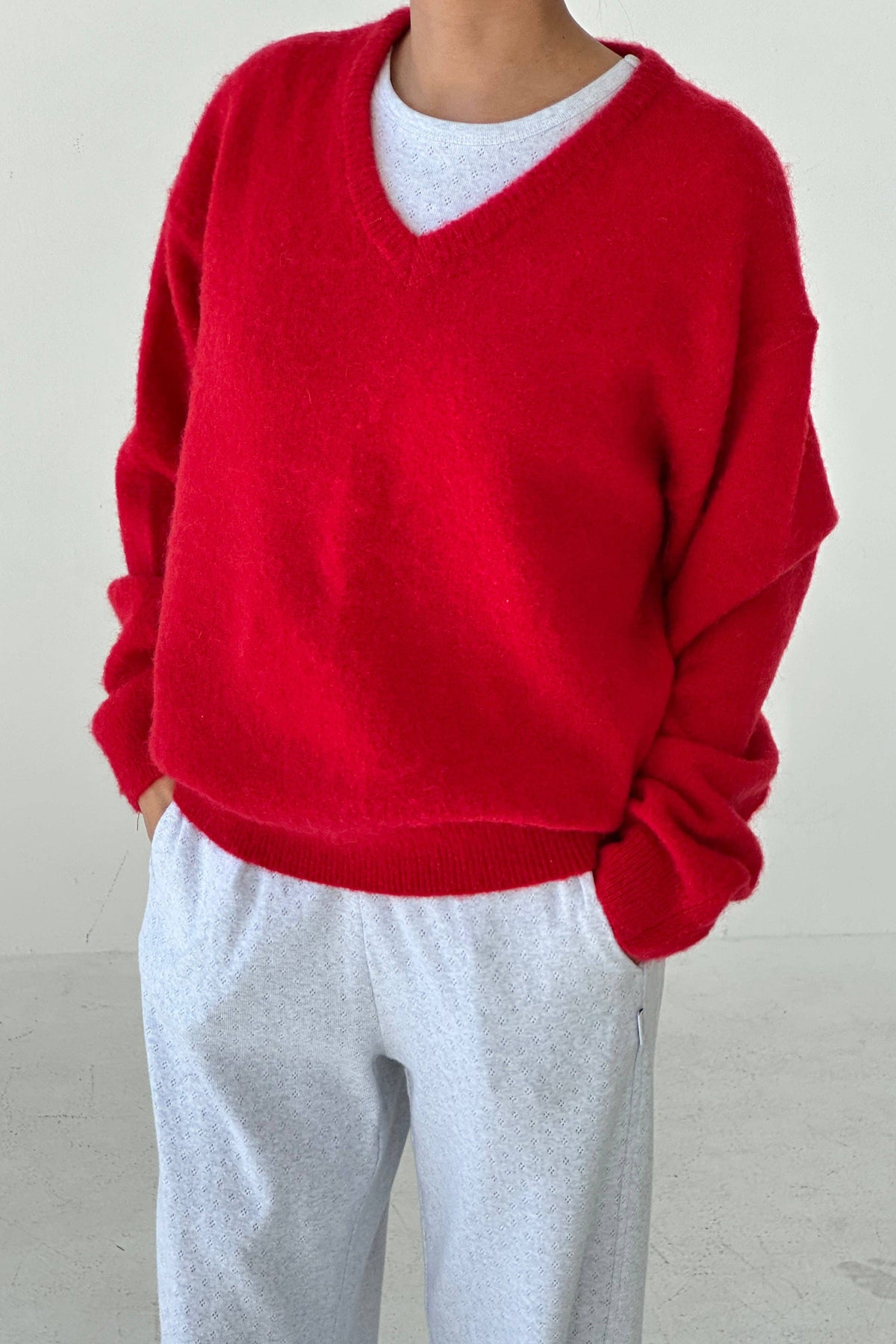 Le Bon Shoppe James Mohair Sweater in Black