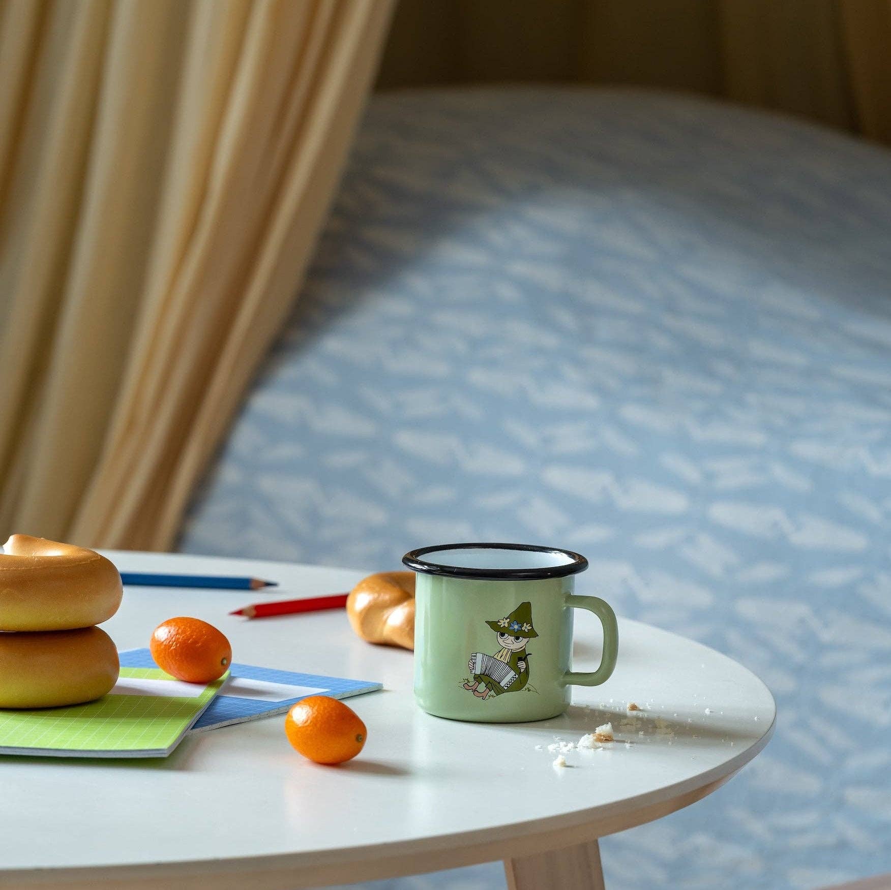MOOMIN | Enamel Mug | Snufkin - Light Green  | 0.25L